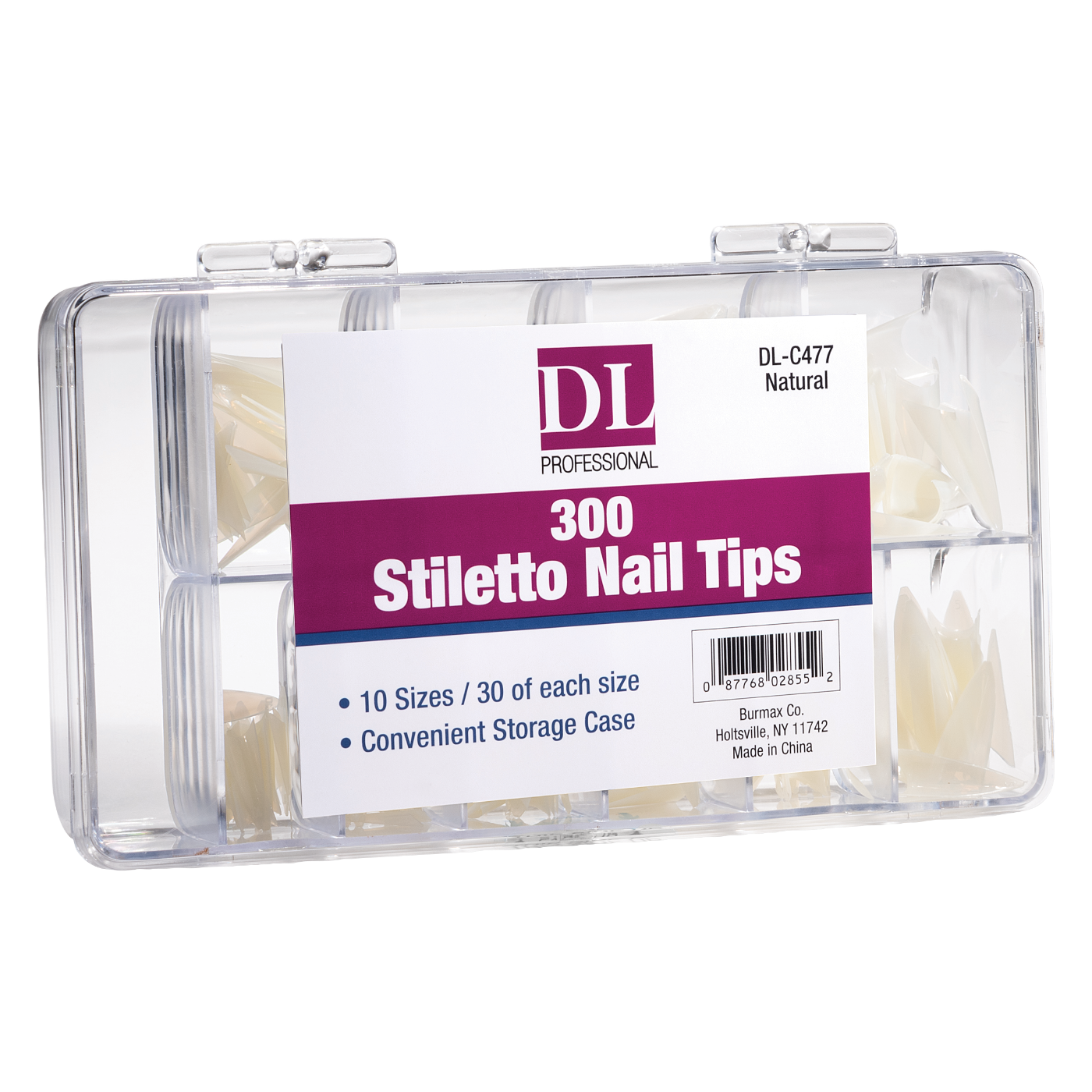 Stiletto Nail Tips Kit - Natural