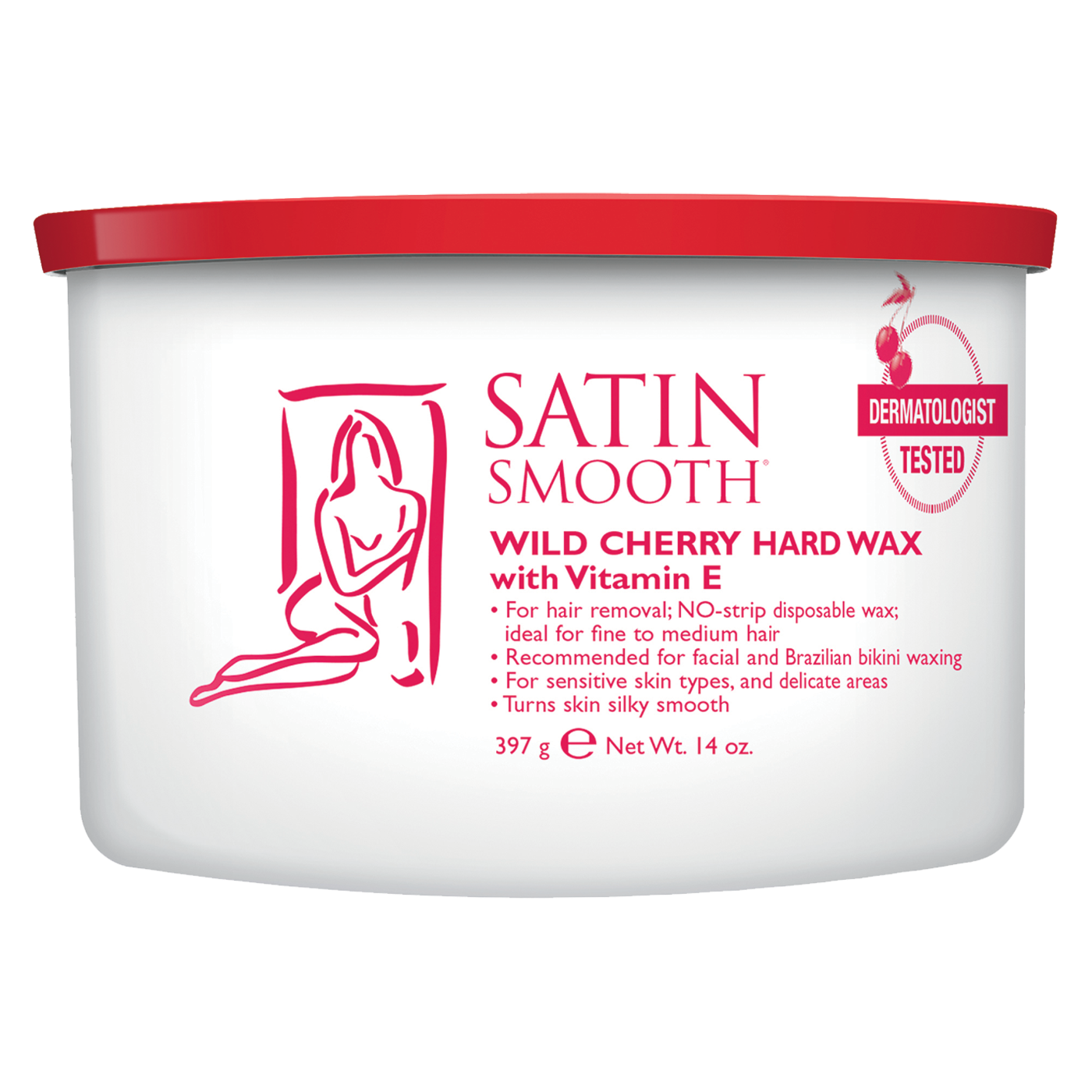 Wild Cherry Hard Wax with Vitamin E