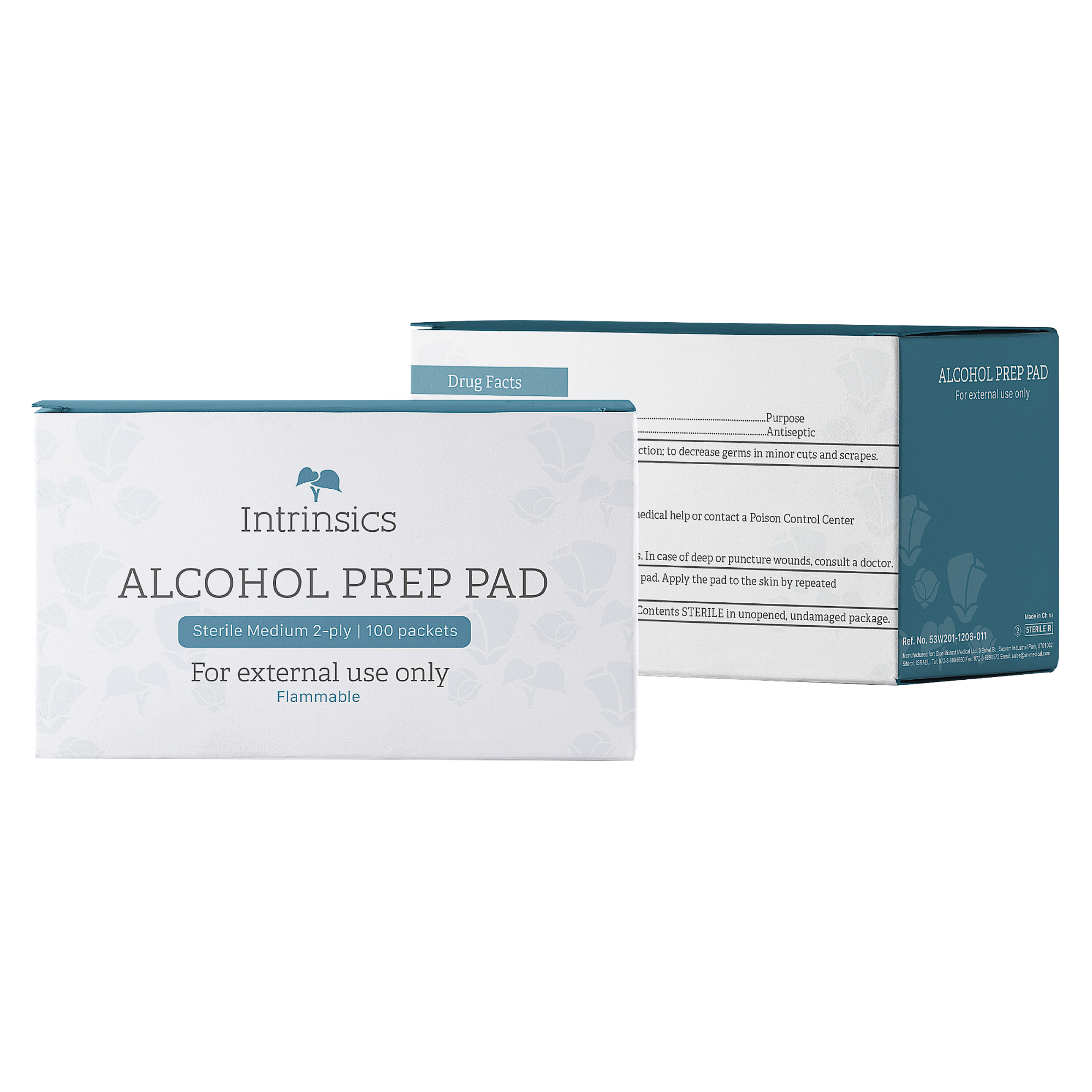 Alcohol Prep Pad Sanitizing Wipes - 100 ct.