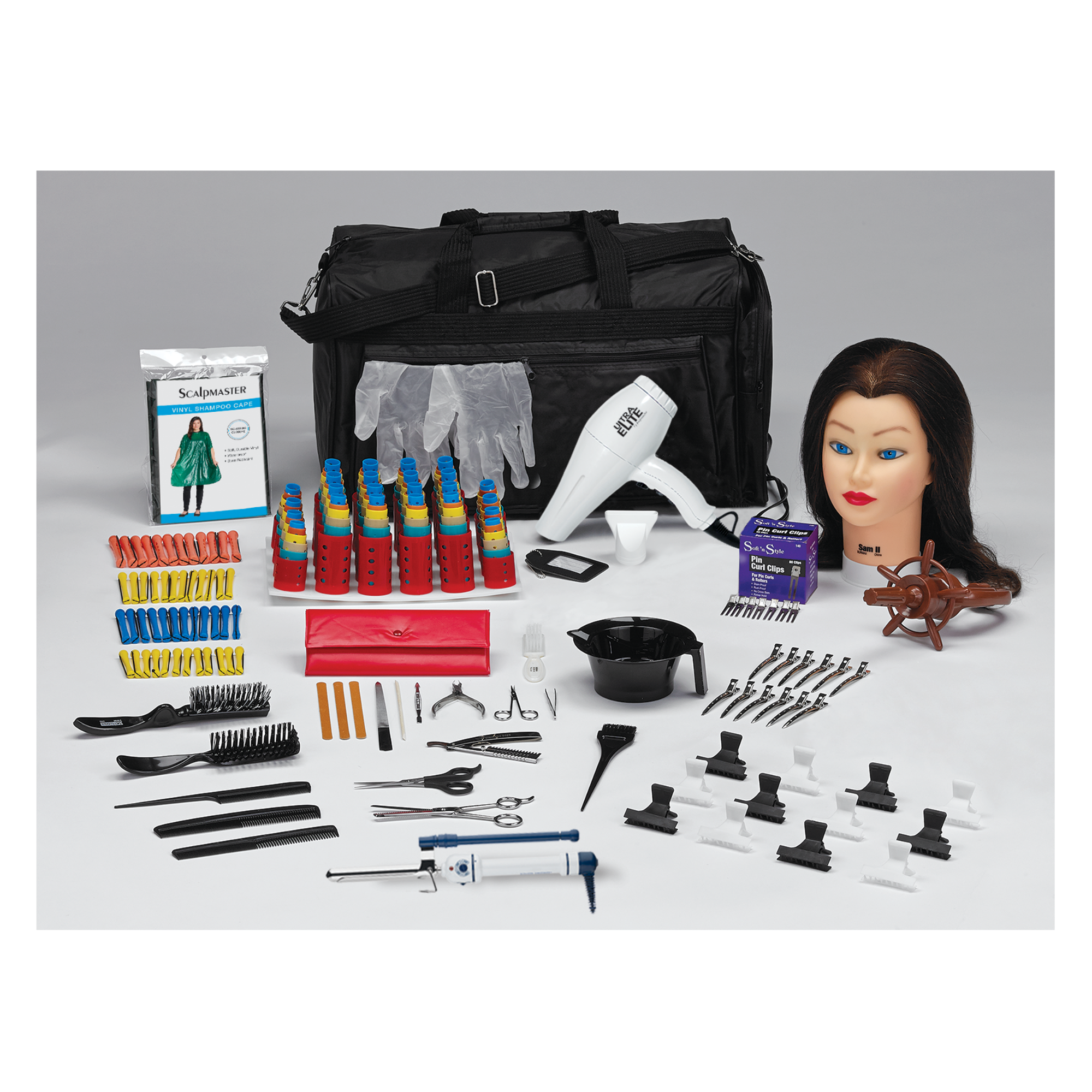 Basic Cosmetology Kit With Tote Bag - Left-Handed