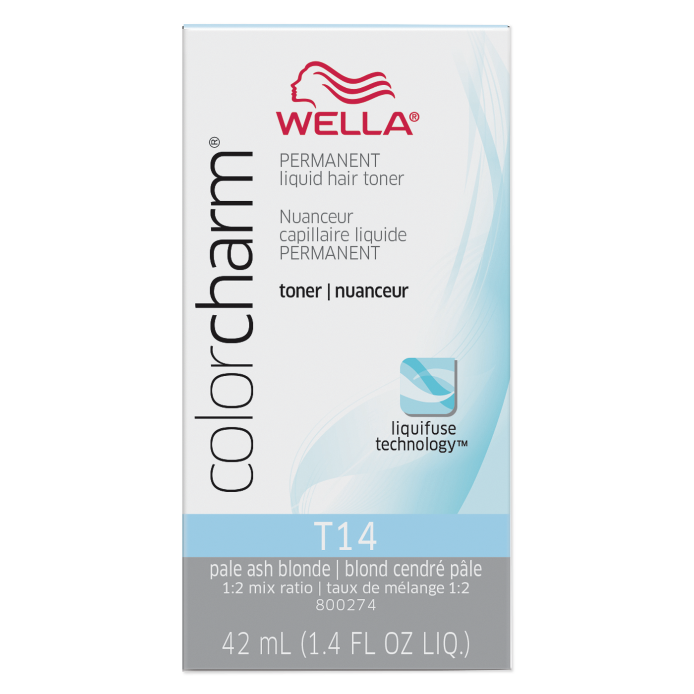 Colorcharm, Toner, Pale Ash Blonde T14