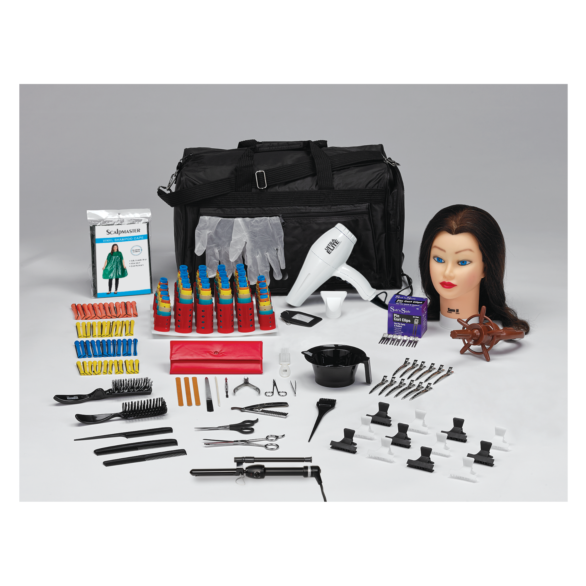 Basic Cosmetology Kit With Tote Bag - Left-Handed
