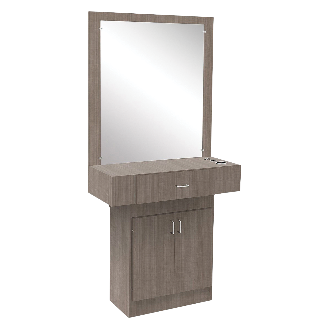 Econo Styling Station with Mirror and Backboard