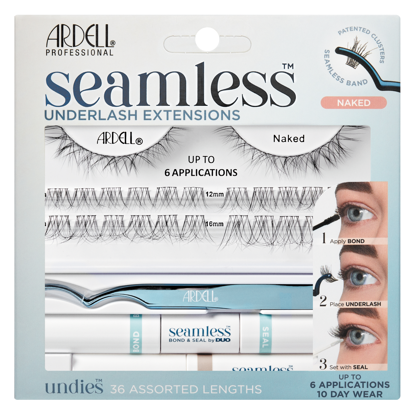 Seamless Underlash Extensions Naked Kit