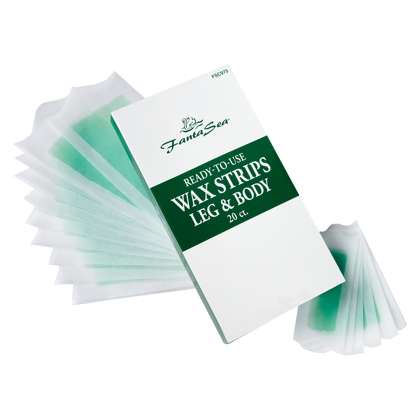 Ready-To-Use Wax Strips - Leg & Body - 20 ct.