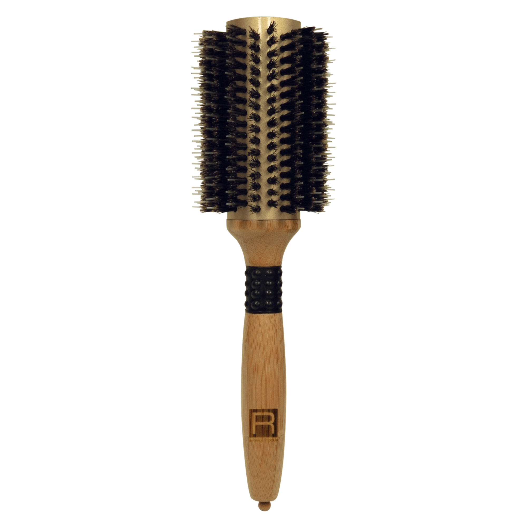 Boar Bristle Round Ceramic Brush - 3"
