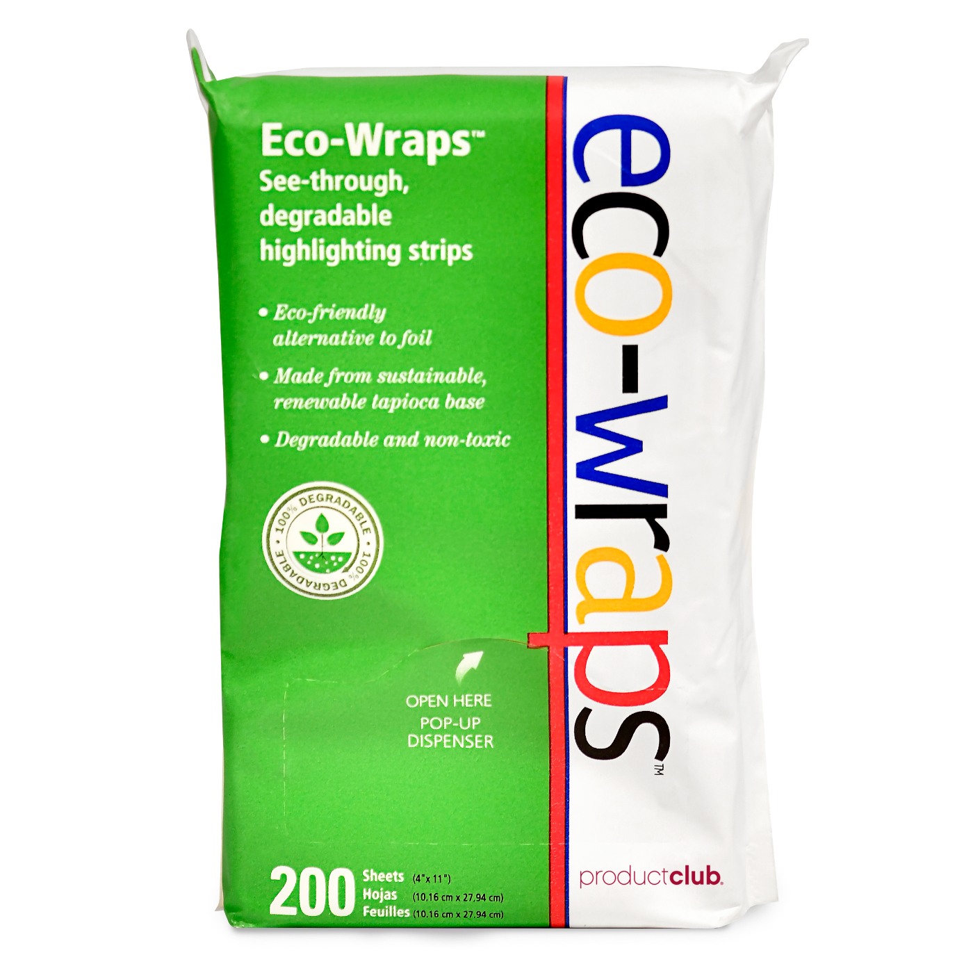 EW-200 Eco Tapioca Foil Alternative Strips