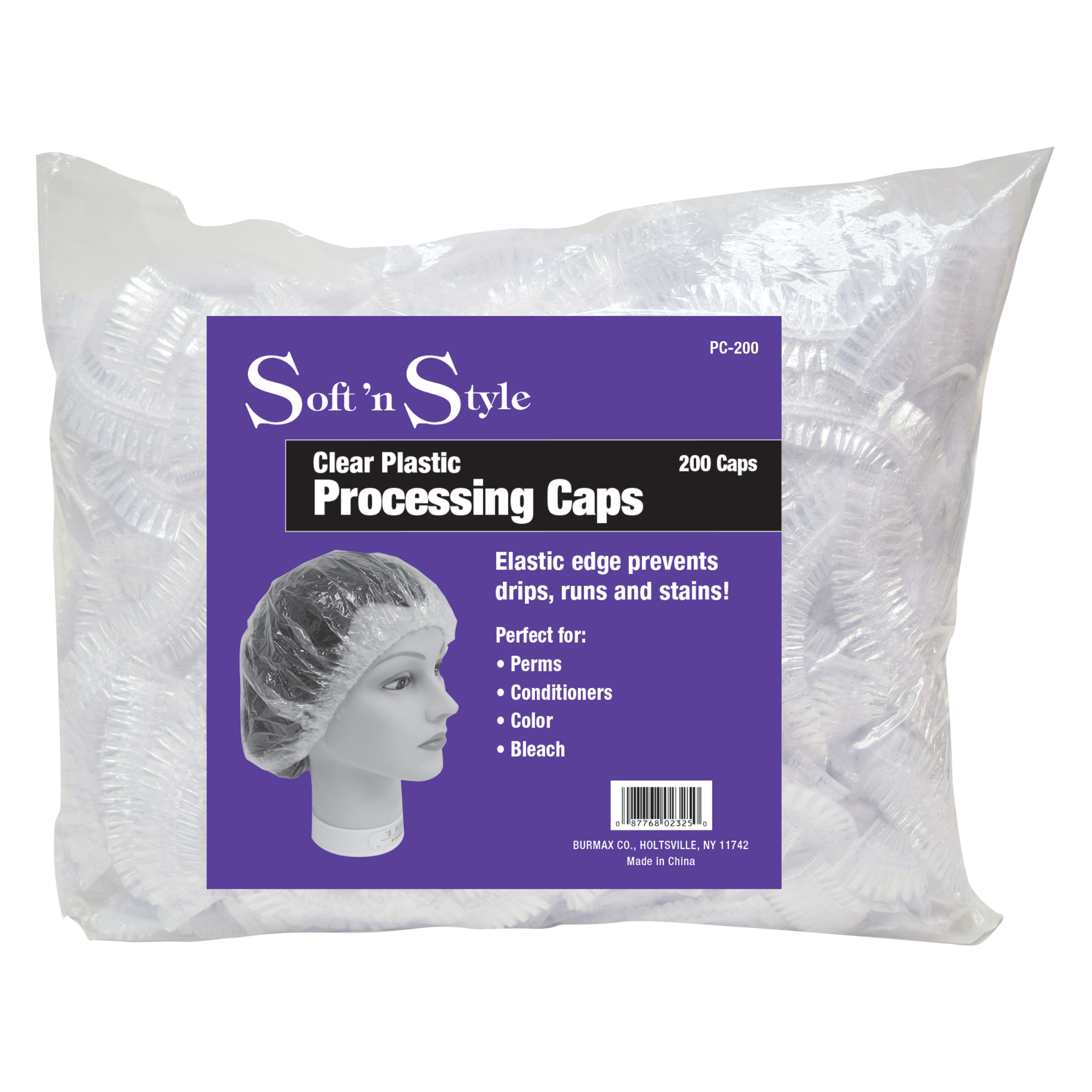 Elastic Processing Caps - 200 ct.