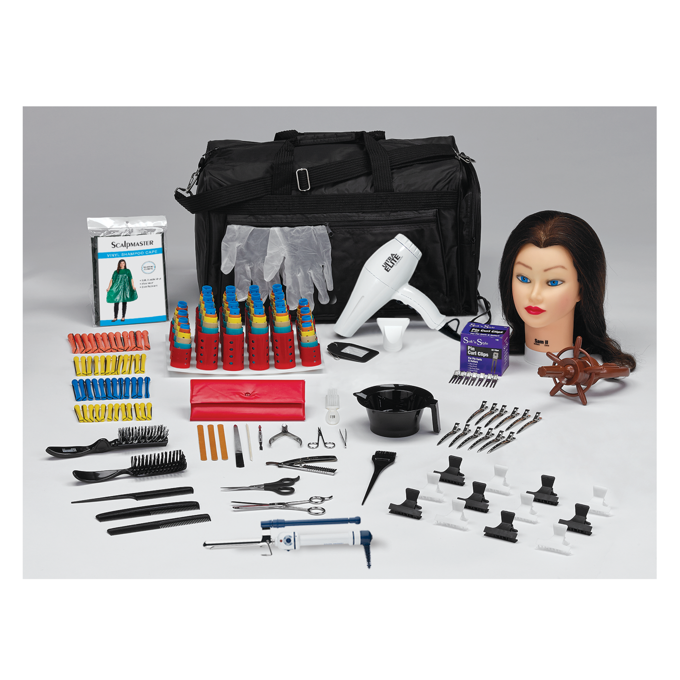 Basic Cosmetology Kit With Tote Bag - Right-Handed