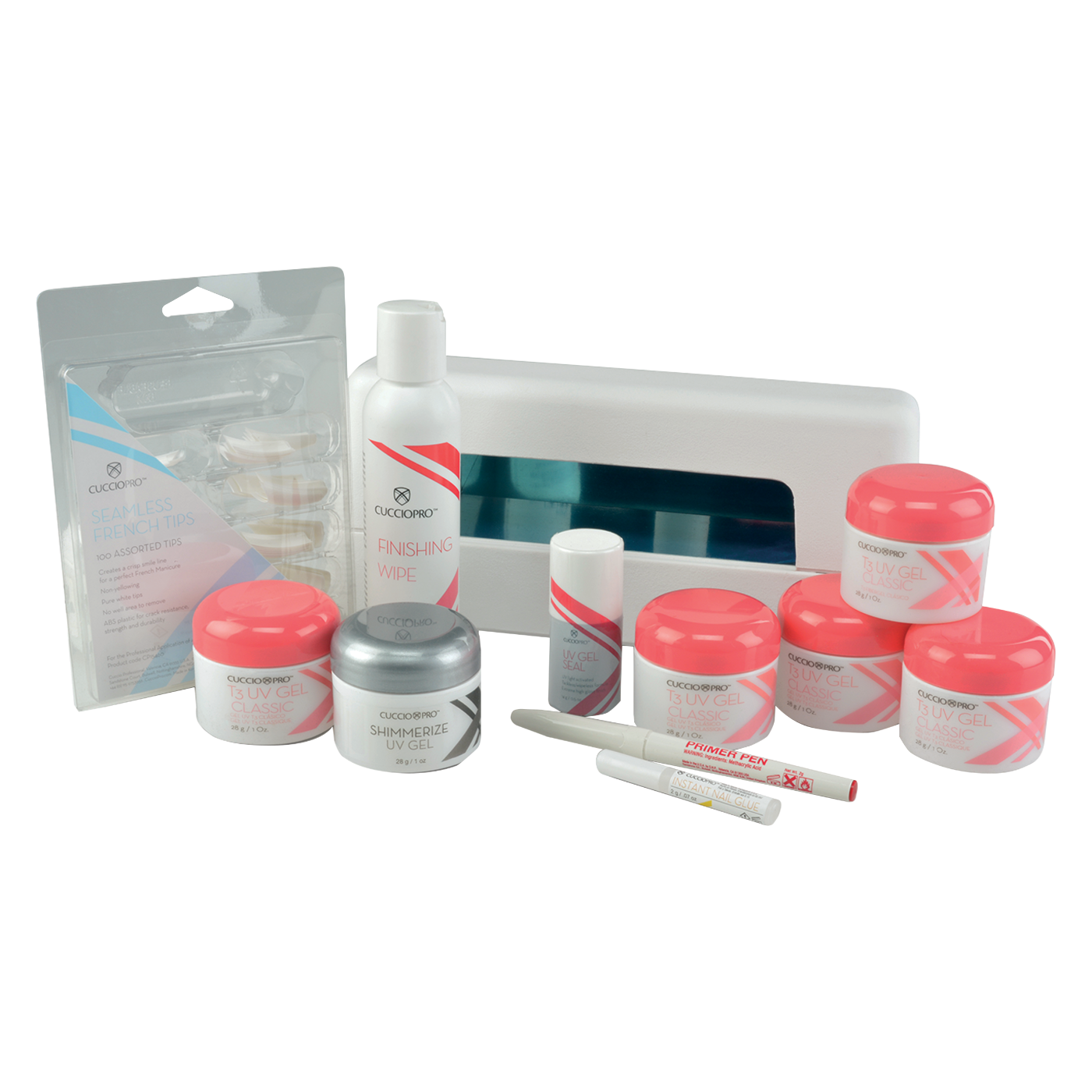 T3 UV Gel Kit - Instructor with 9W Lamp