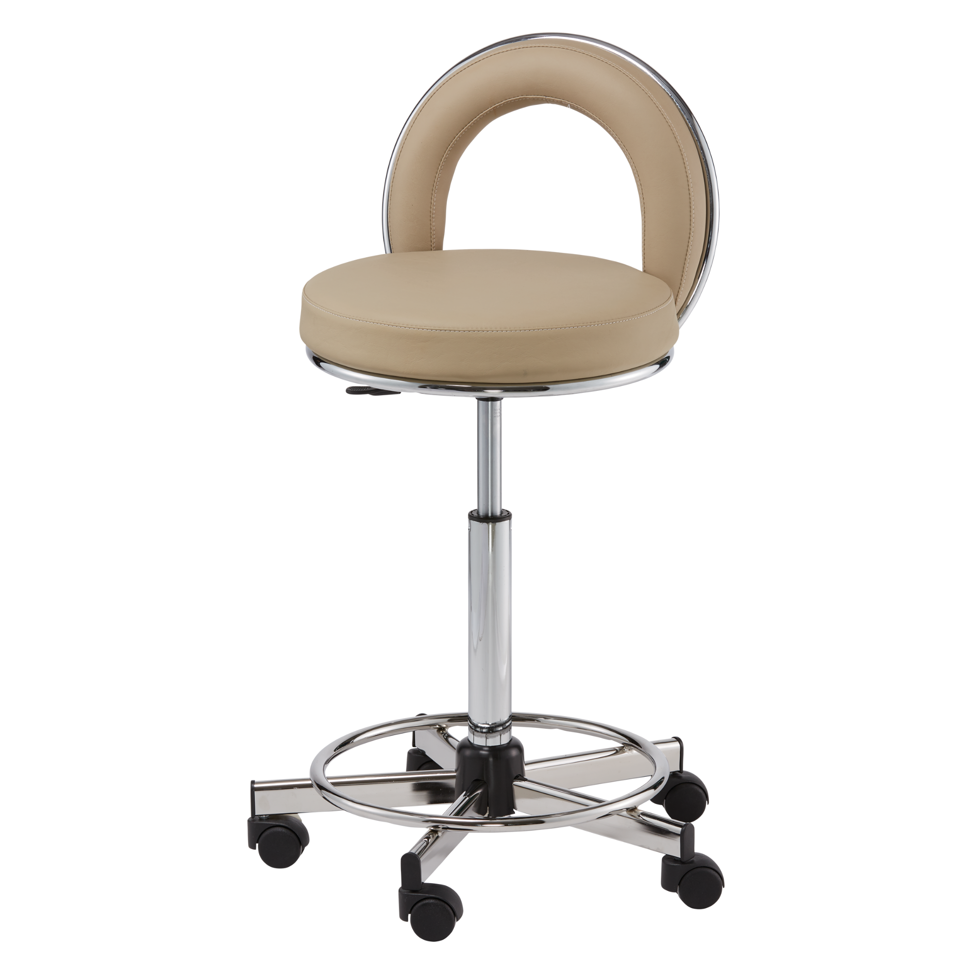 JoJo Sr. Stool with Large Seat - Black