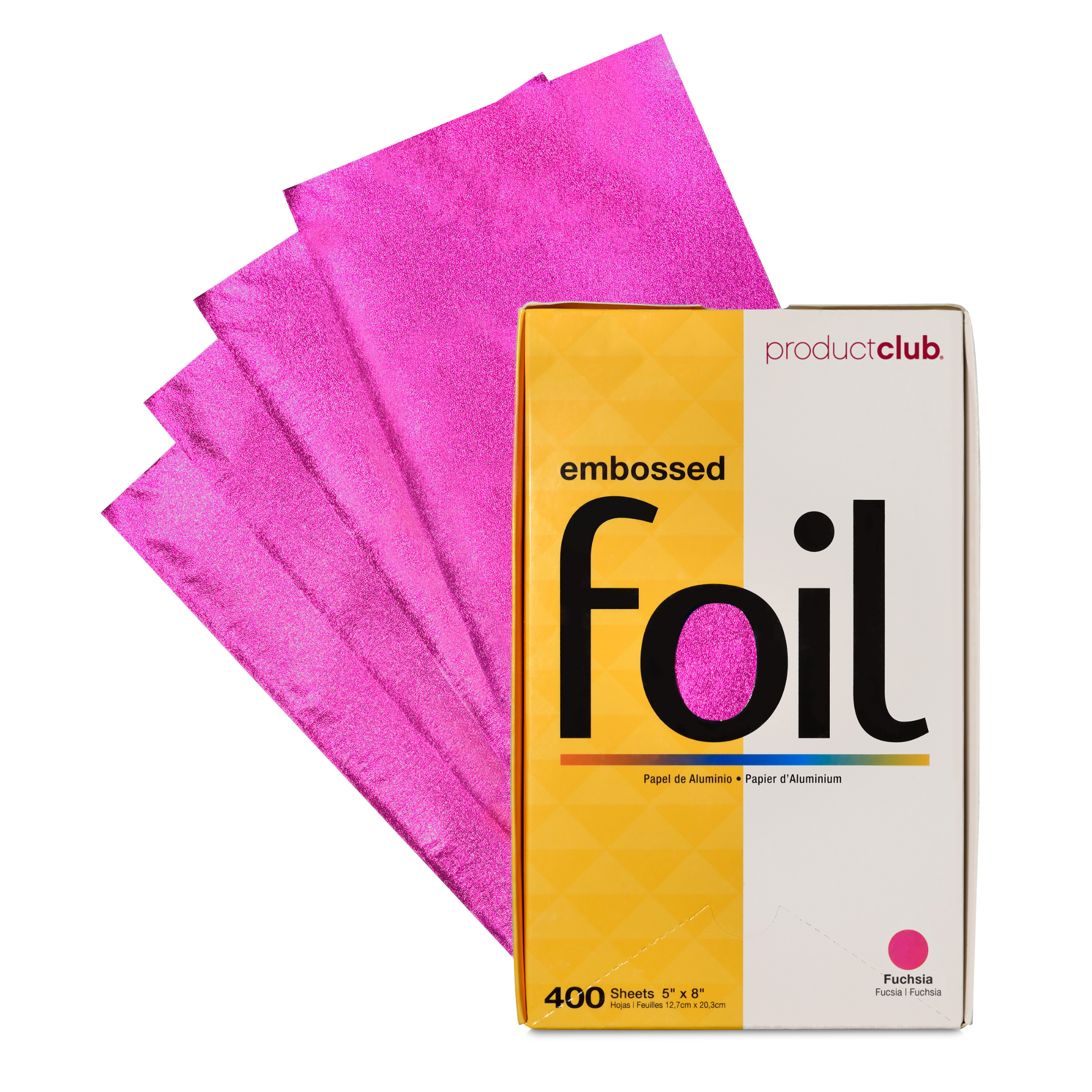 EF400-FS Product Club Precut  Fuchsia Hair Foil