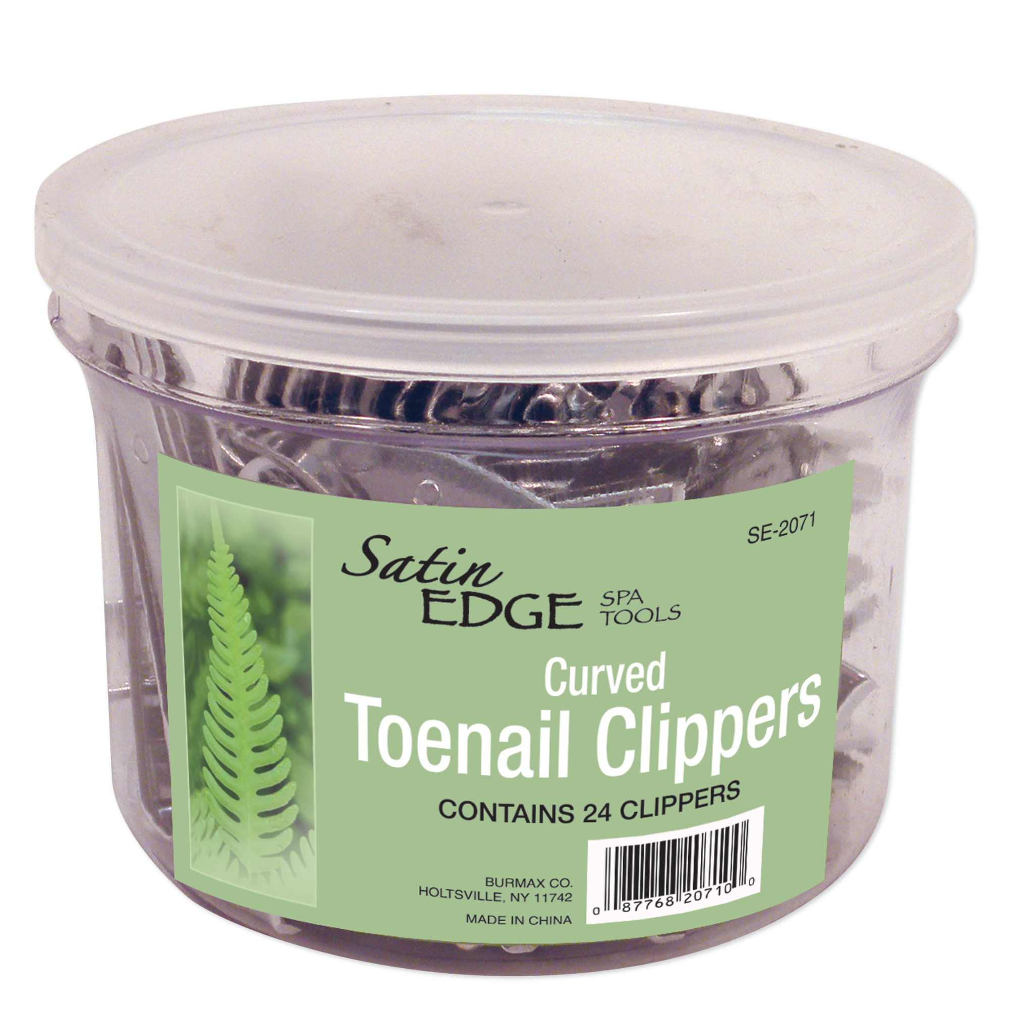 Toenail Clippers, Curved Blade - Container of 24