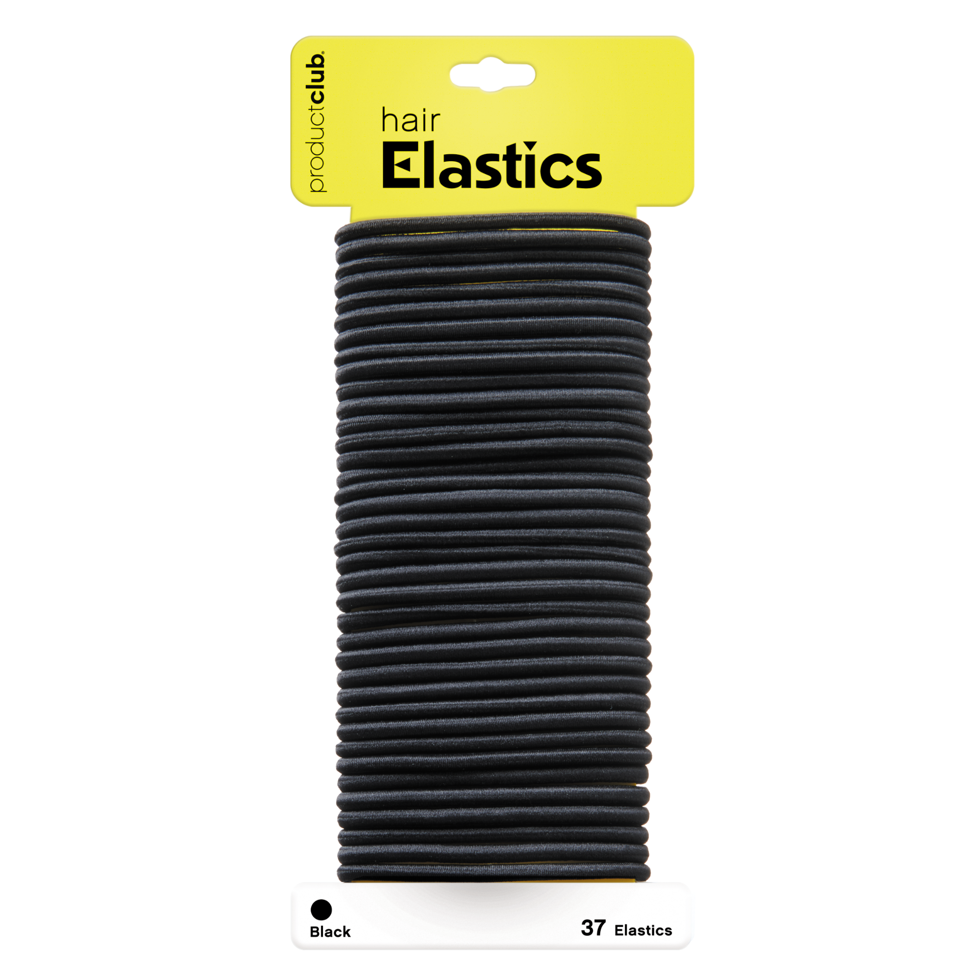 Black Hair Elastics - 37 pk.