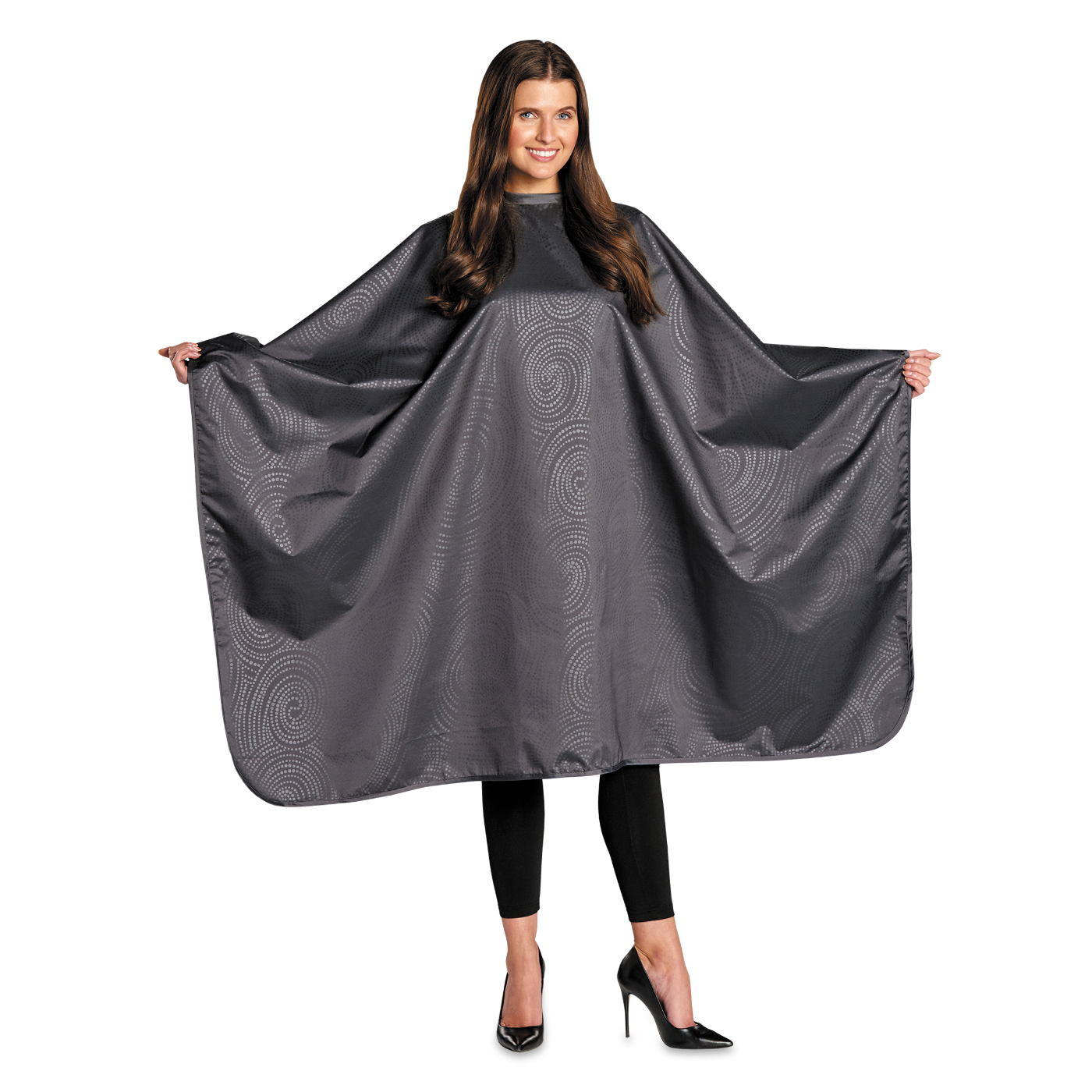 Bleach Proof Multi-Purpose Cape - Charcoal Swirl