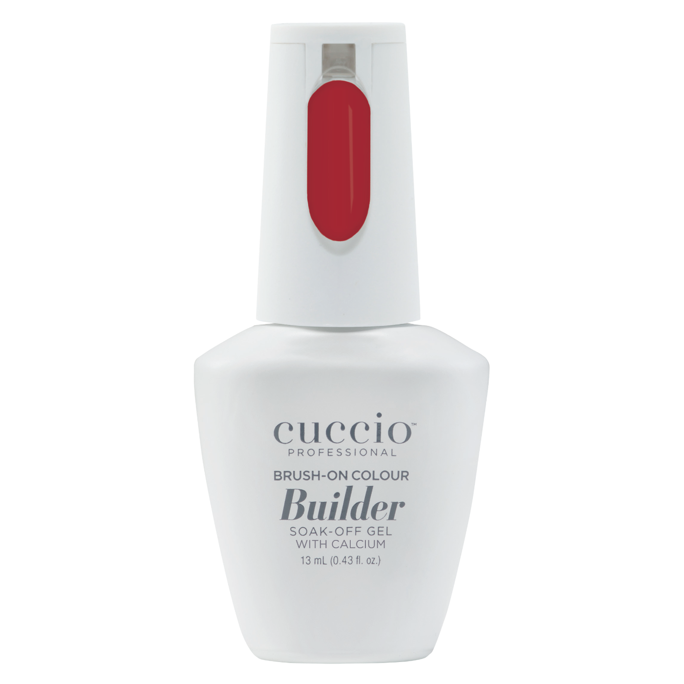 Brush-On Colour Builder Soak Off Gel - Scarlett Red