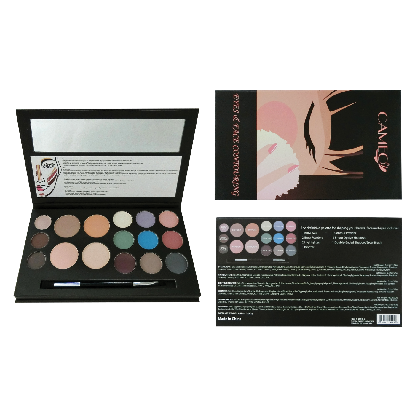 Eyes & Face Contouring Kit - Light