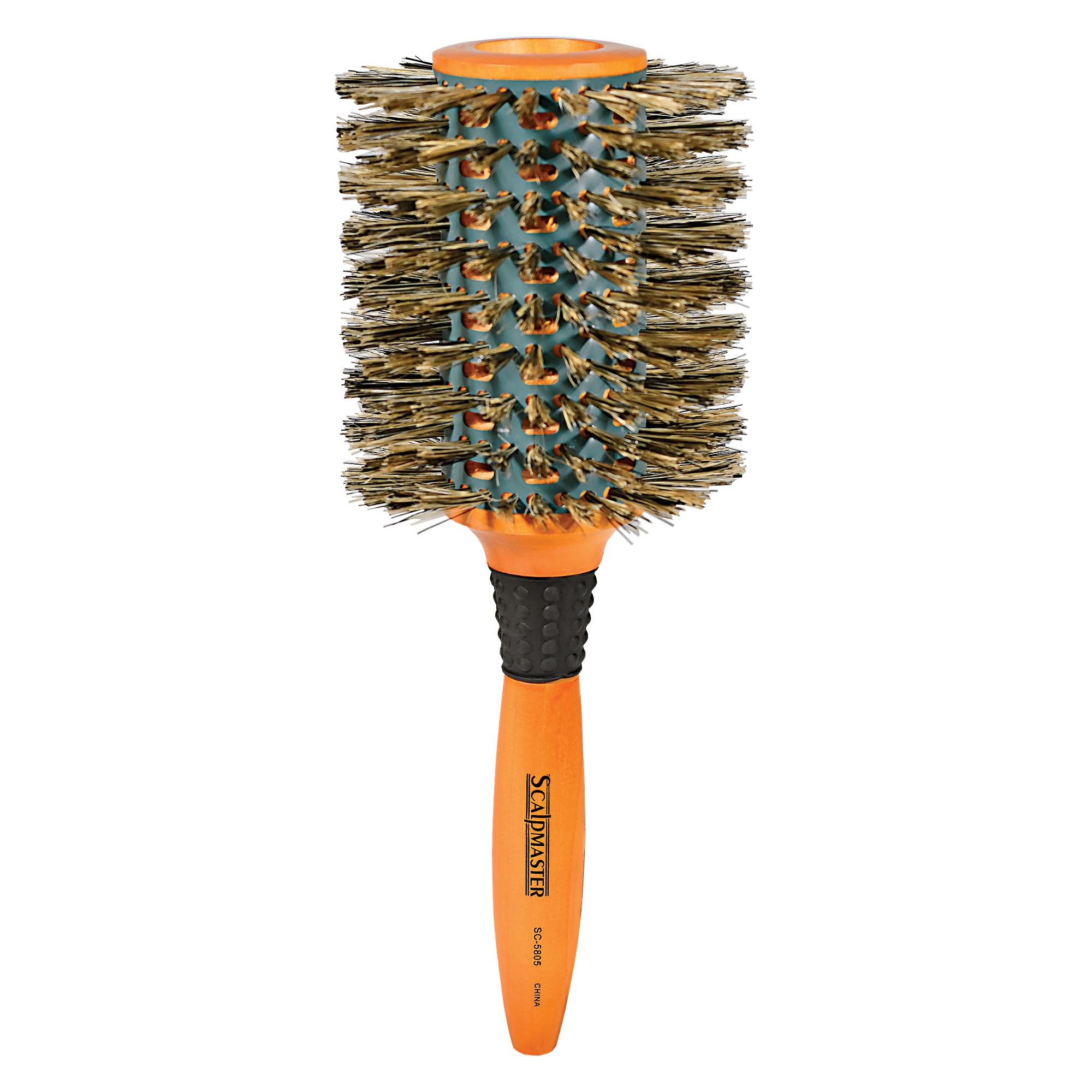 Ceramic Boar Bristle Vented Round Brush - 4"