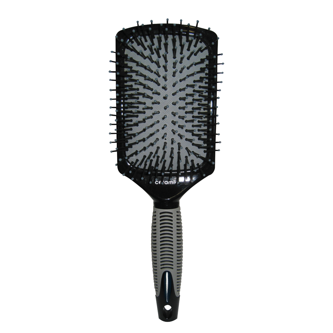 Ceramic Cushion Paddle Brush, 13 Row