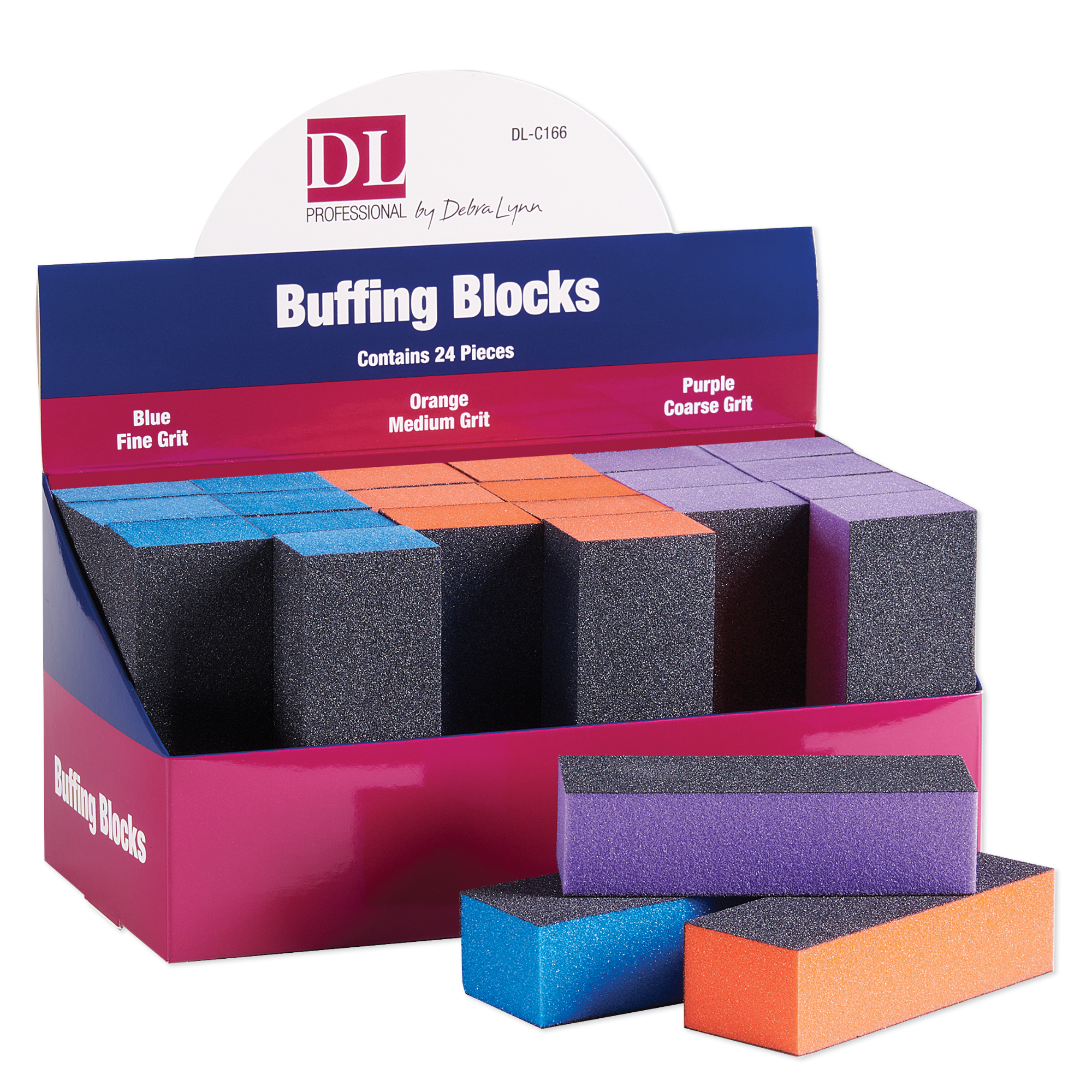 Buffing Blocks Display - 24 pc.