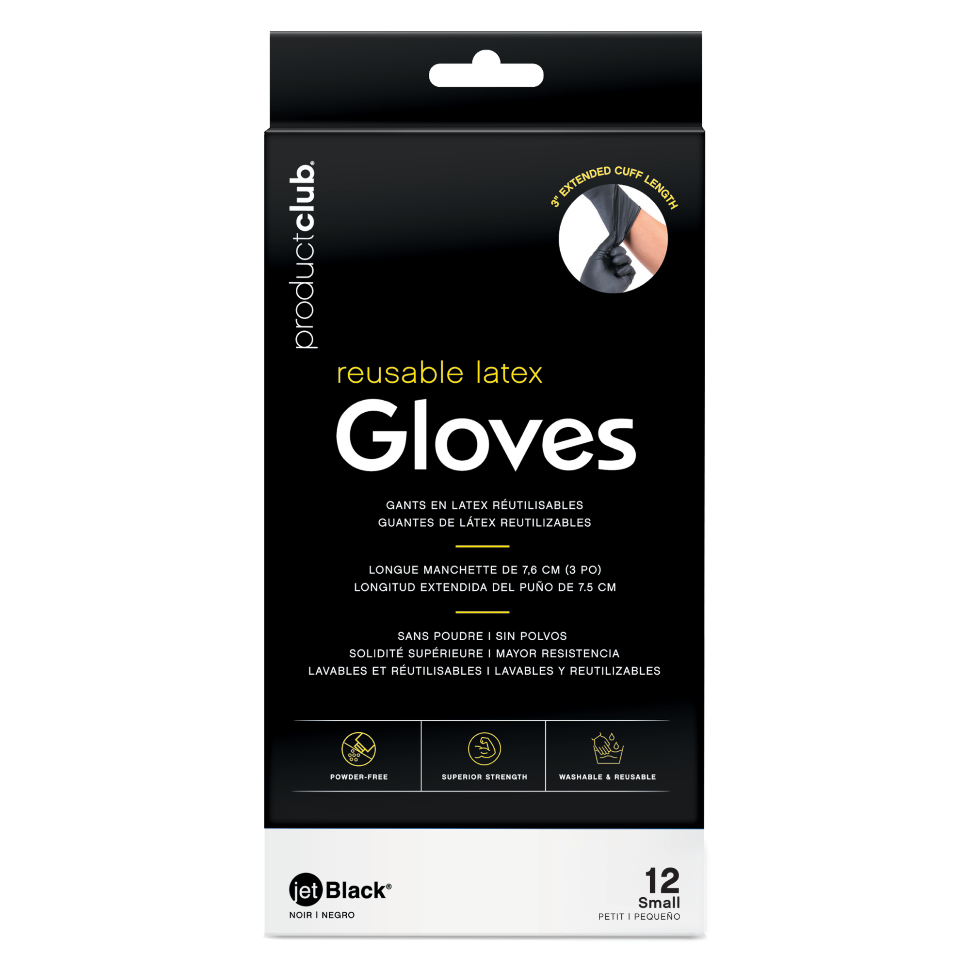 JBLG-12S Reuseable Hair Dye Gloves Small