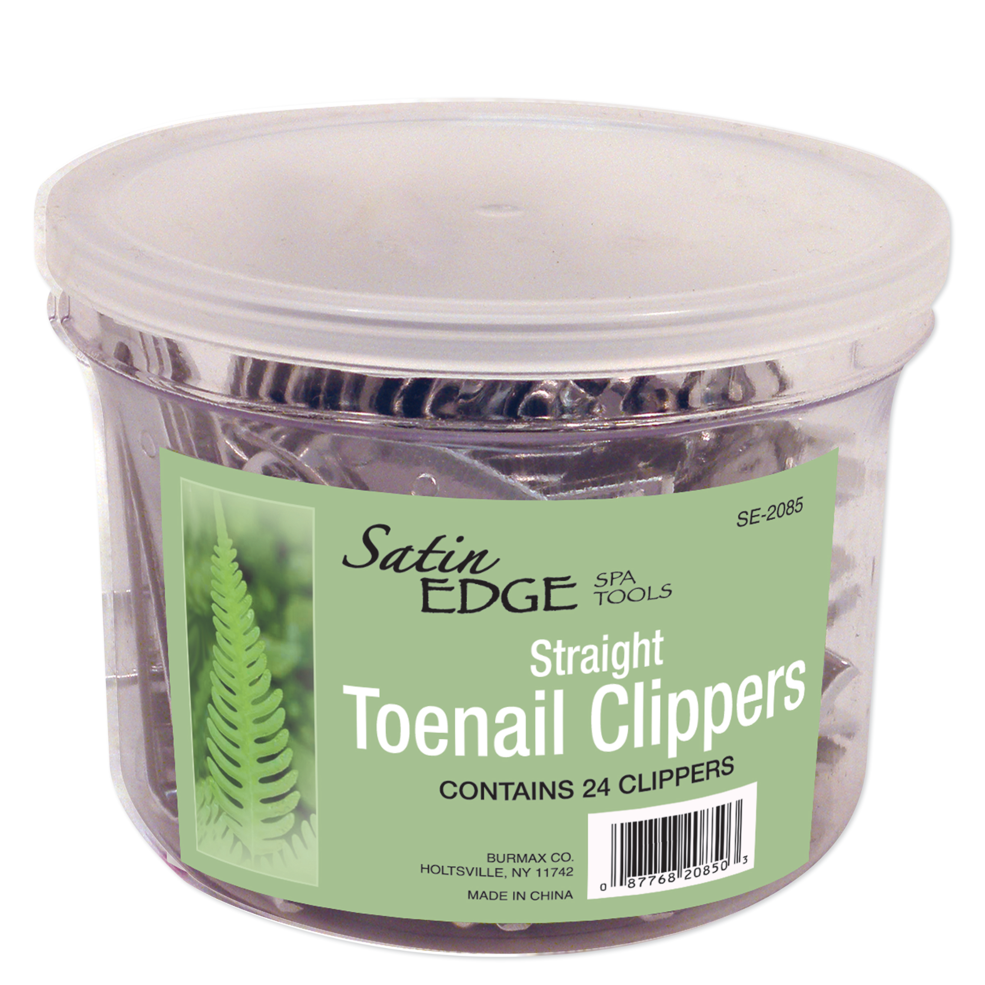 Toenail Clippers, Straight Blade - Container of 24