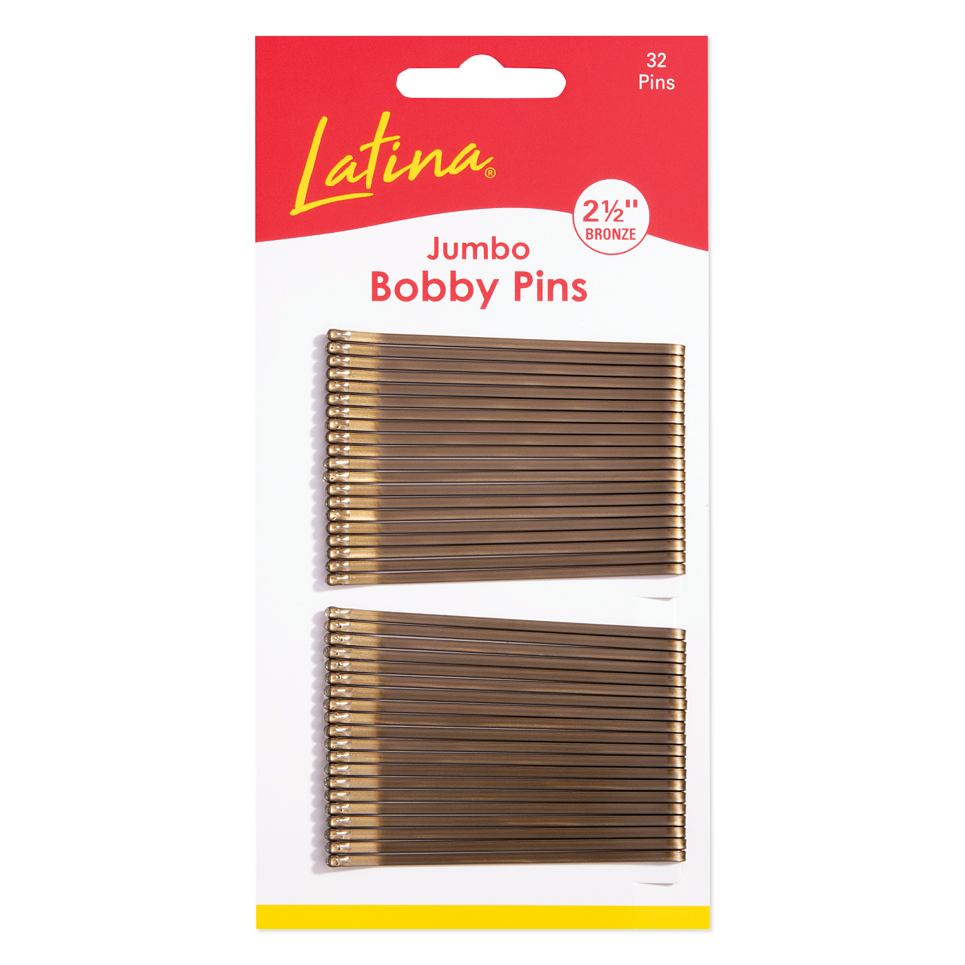 Bobby Pins, Bronze, Extra-long - 2-1/2"