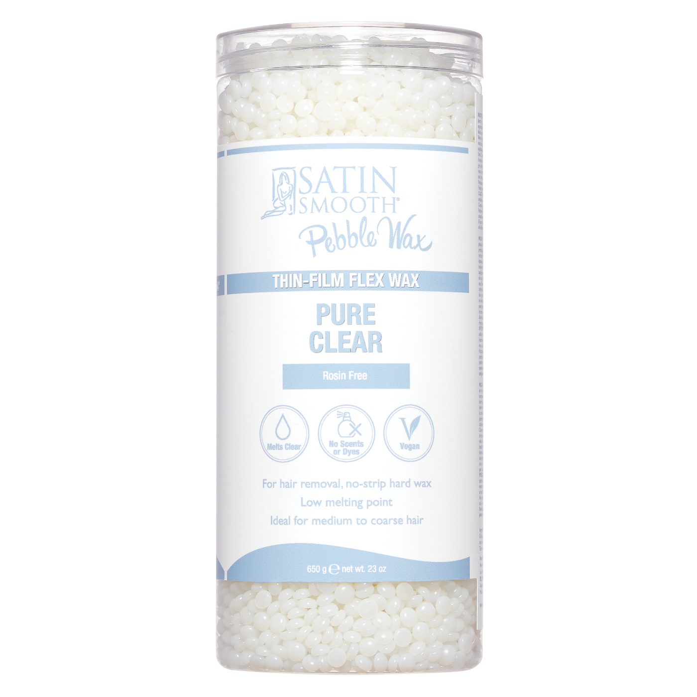 Pure Clear Thin Film Flex Pebble Wax