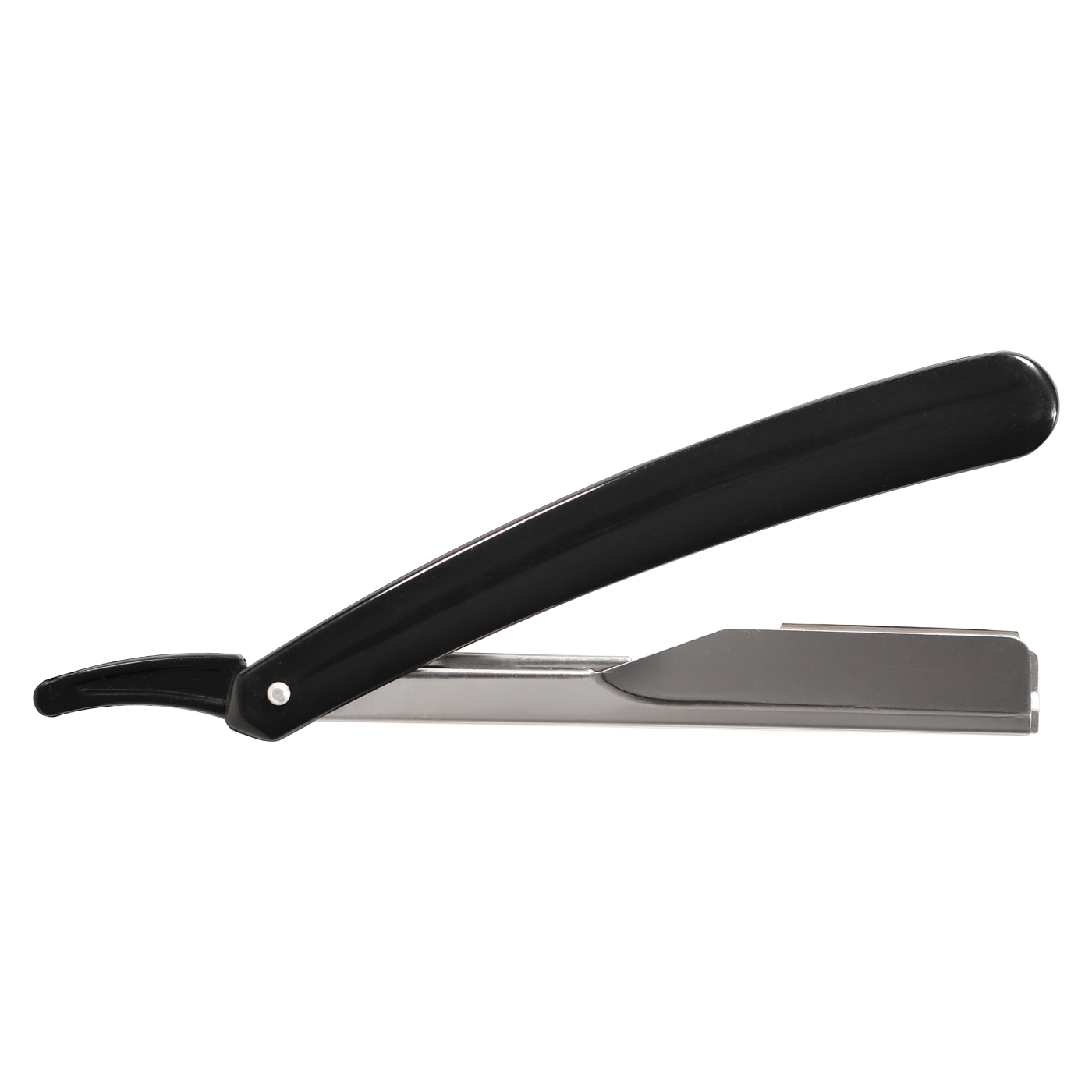 Straight Razor with Black Handle