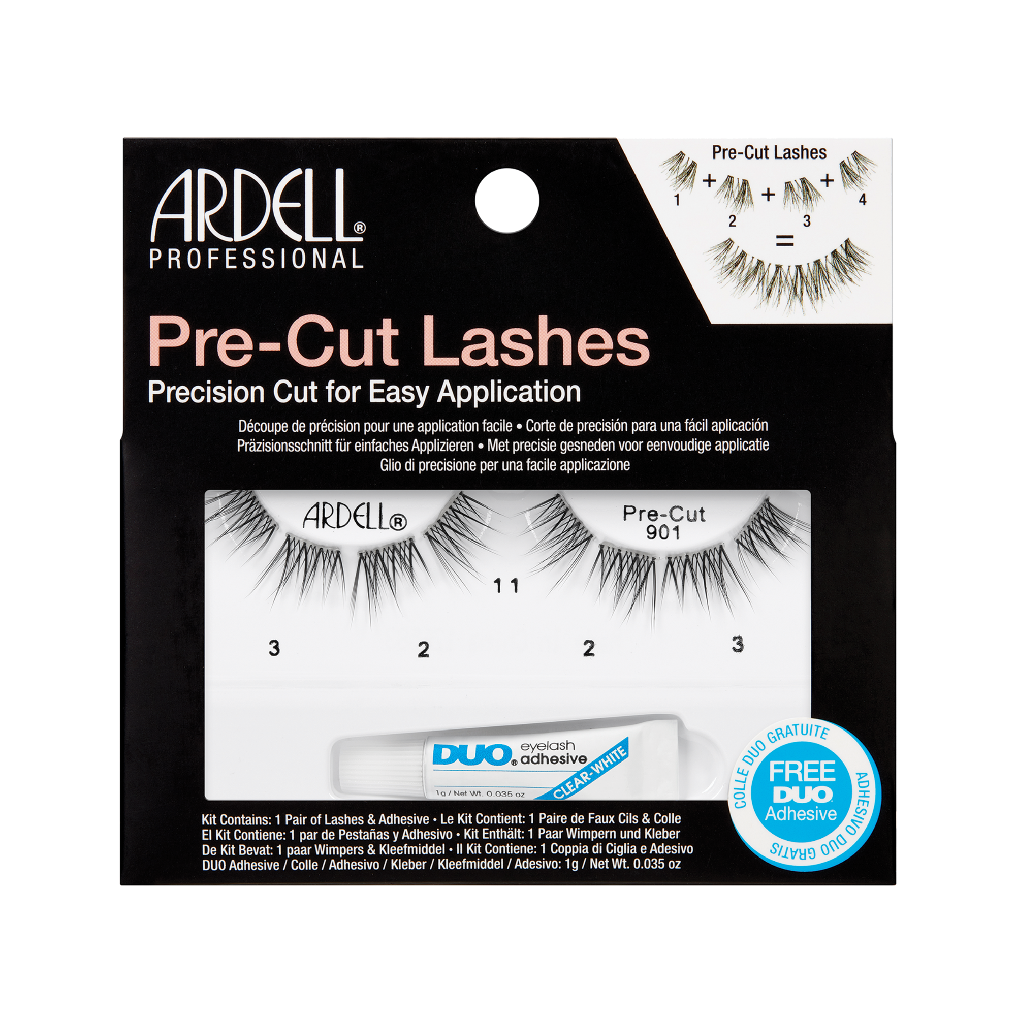 Pre-Cut Lashes - Style 901