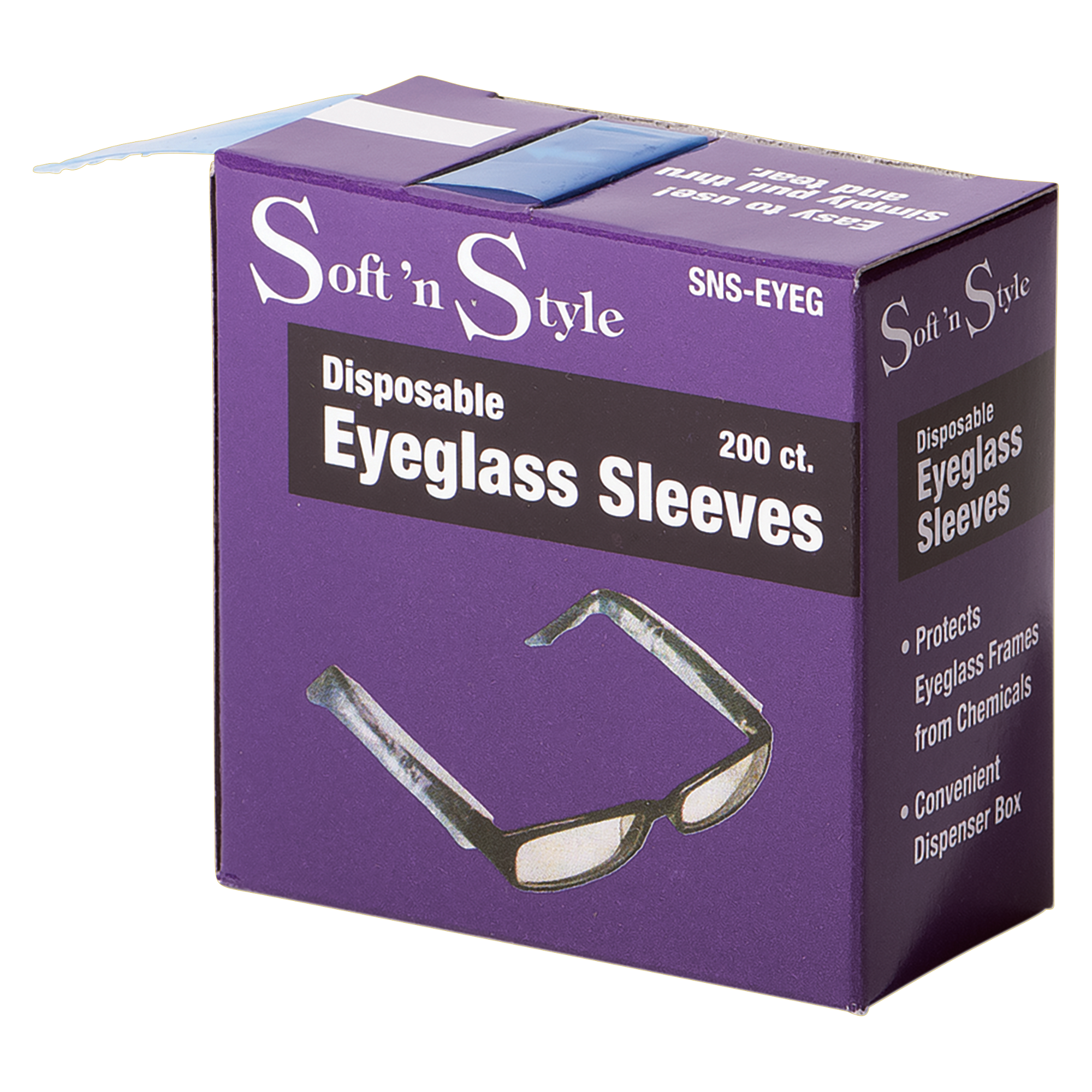 Disposable Eyeglasses Sleeves - 200 ct.