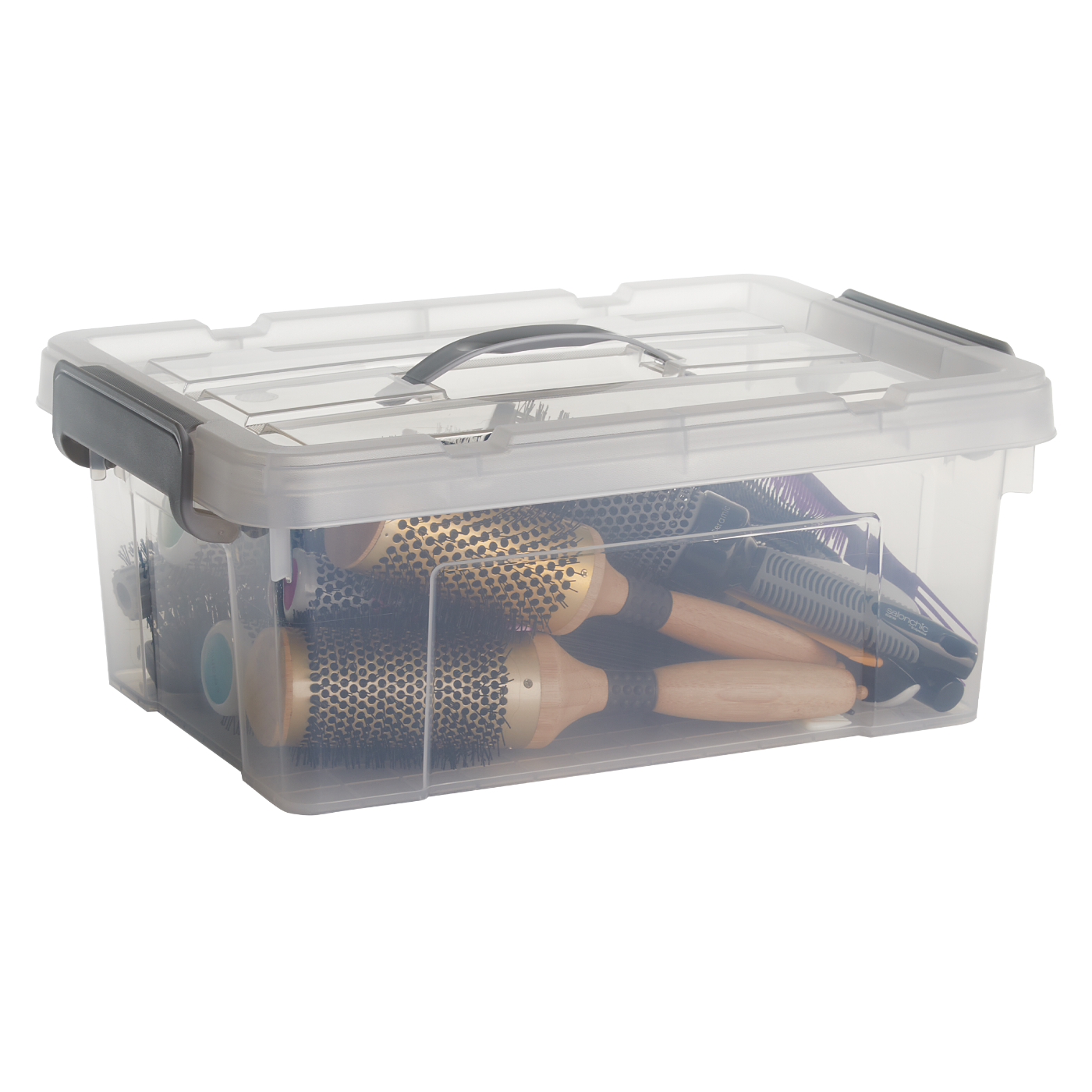 Deluxe Latch Storage Box with Handle