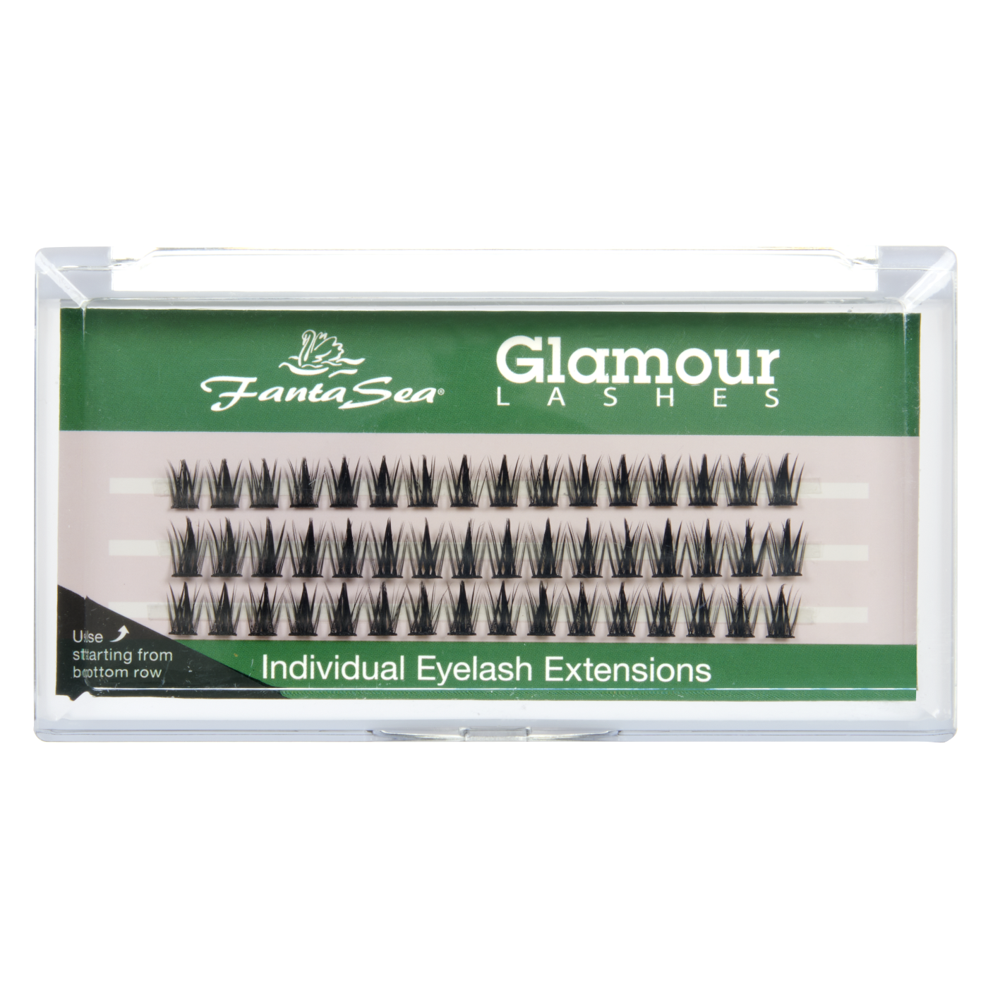 Glamour Individual C Curl Lashes - 10mm L