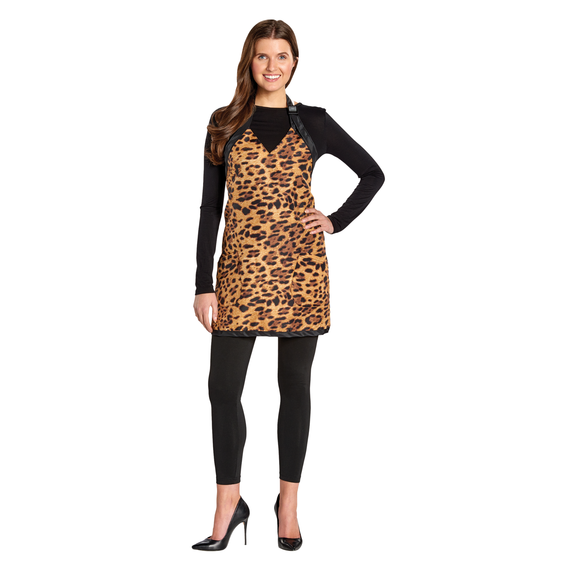 Leopard Salon Apron