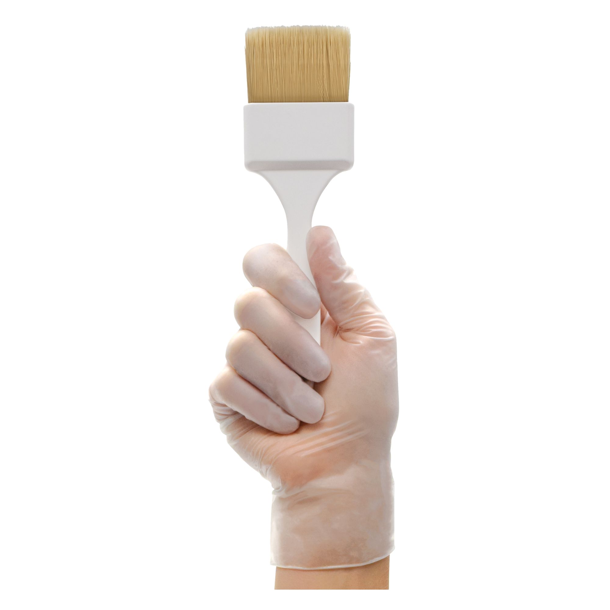 PCVPF-100M Powder Free Vinyl Colorist Gloves Medium