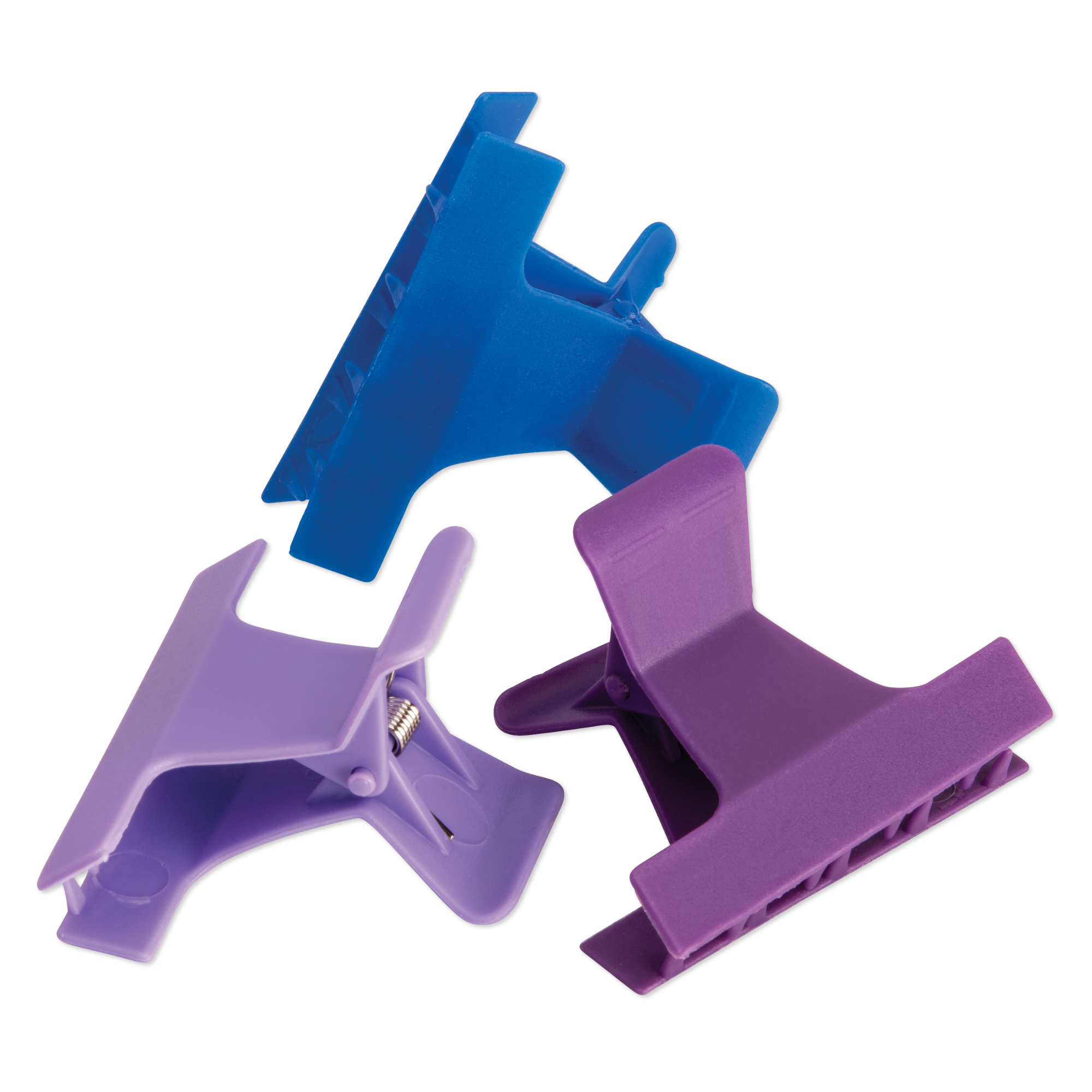 Butterfly Clamps, Colorful - 2"