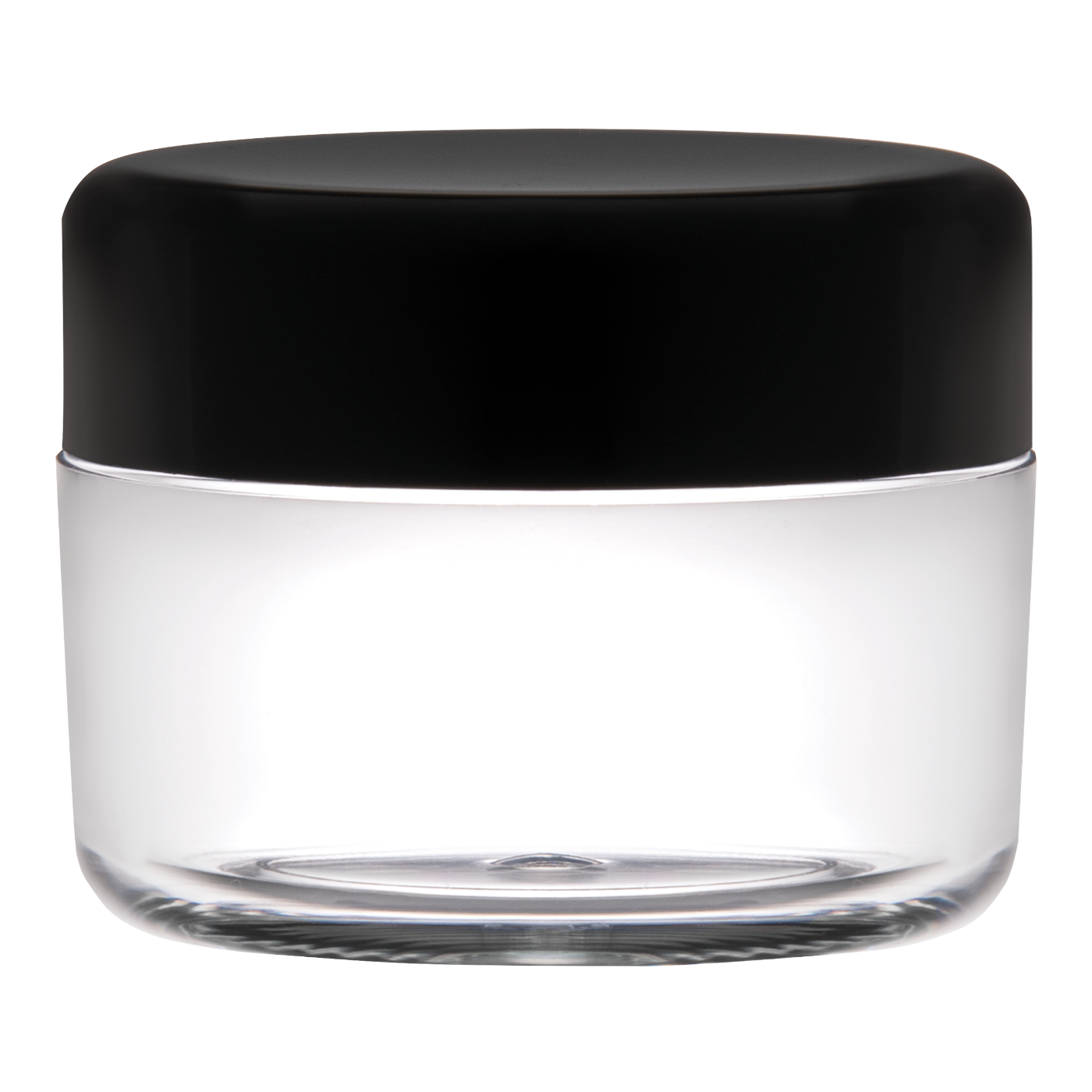 Clear Jar with Black Twist Cap, 18 mL