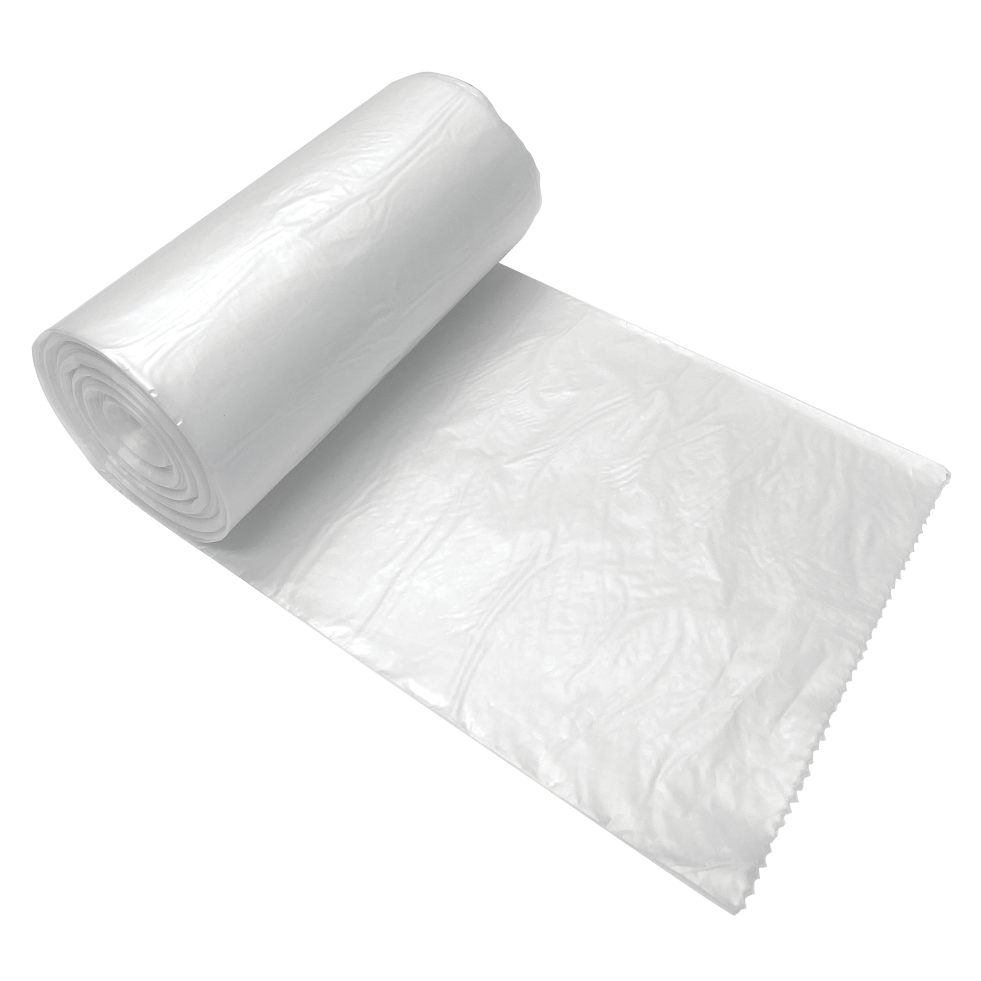 Trash Bags, 50 pk; Medium Clear - 31.5" x 36"