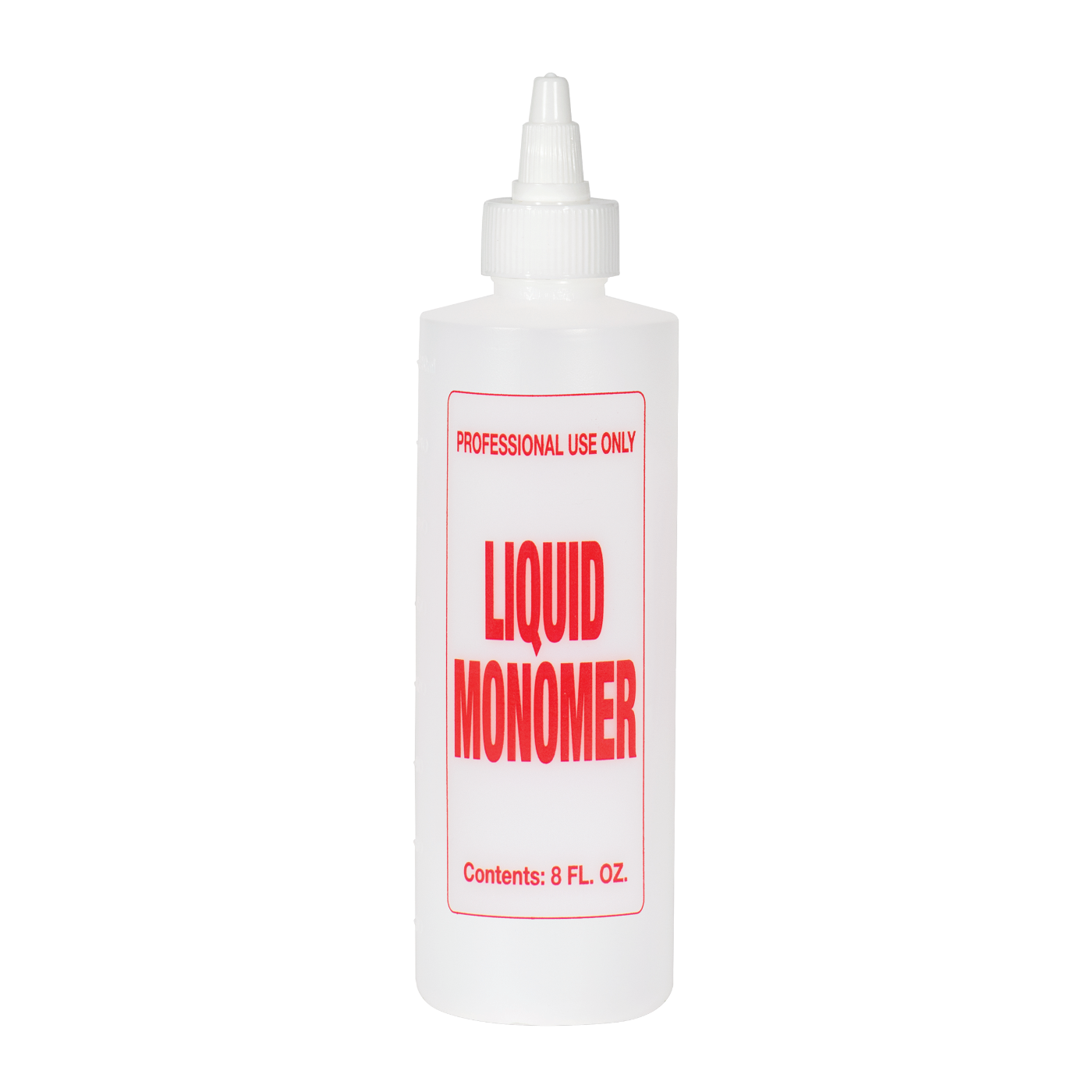 Imprinted Twist Top Bottle, Liquid Monomer, 8 oz.