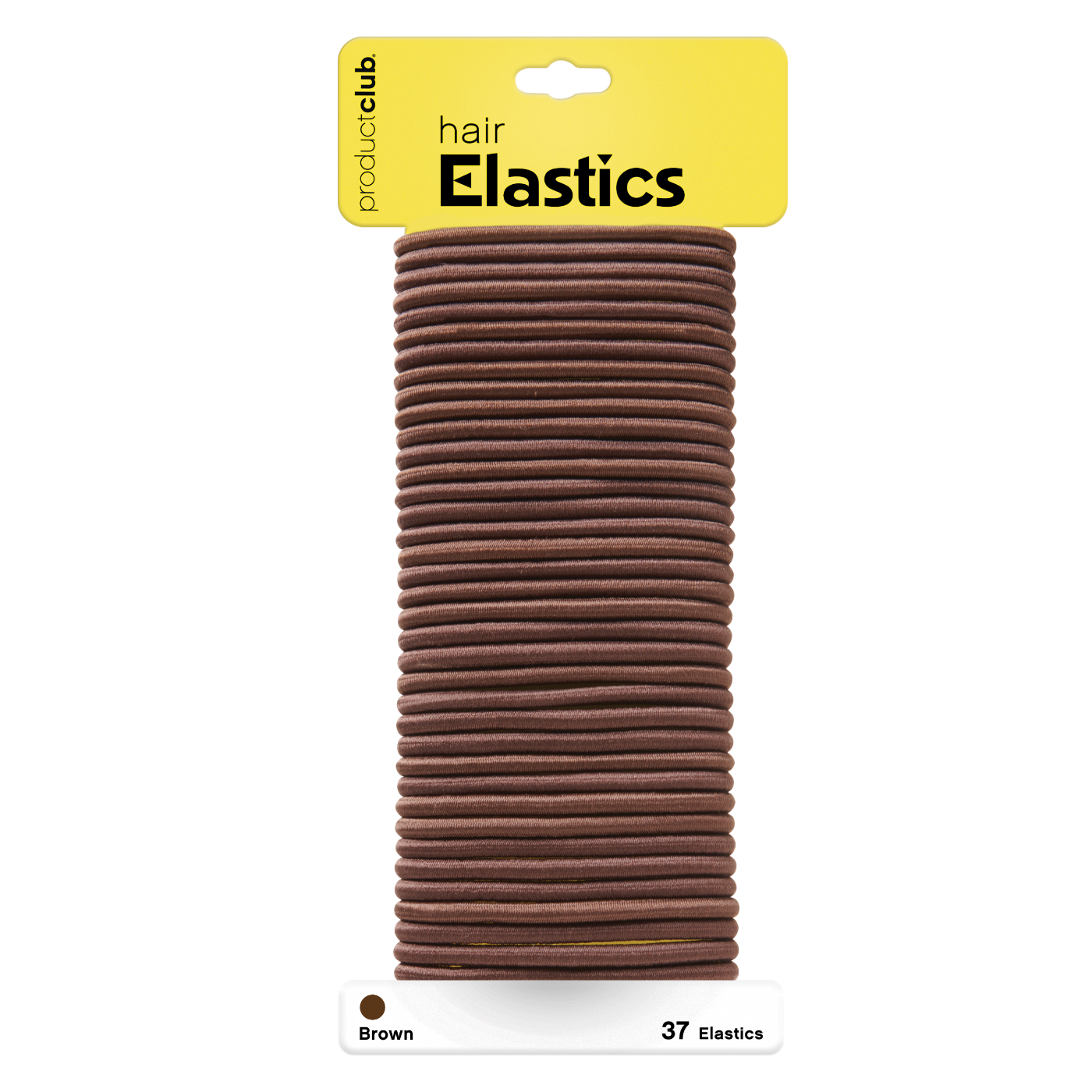 Brown Hair Elastics - 37 pk.