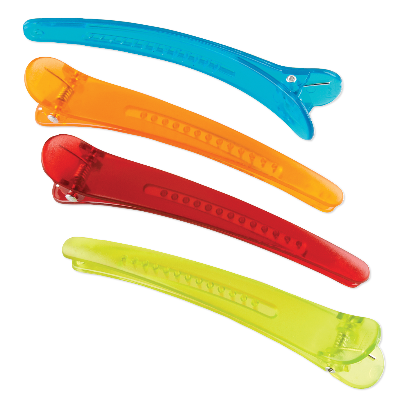 Jumbo Translucent Duck Bill Clips 4 Per Bag