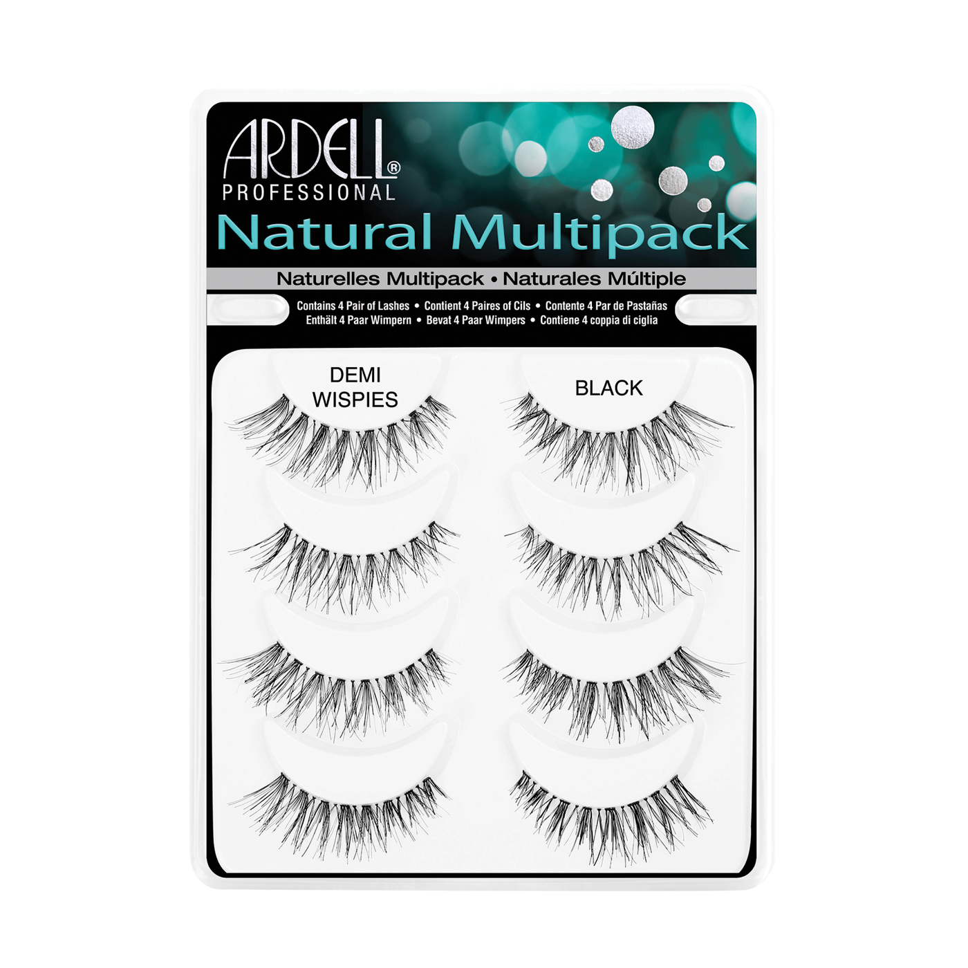 Natural Multipack Strip Lashes Demi Wispies Black