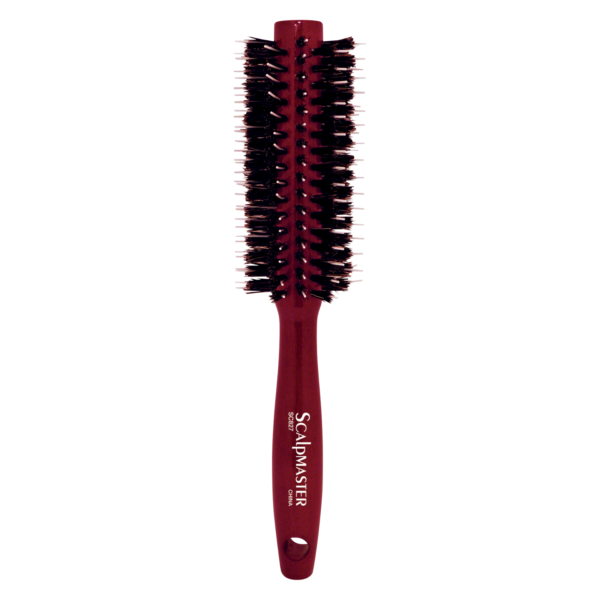 Porcupine Round Maple Wood Brush - 2"