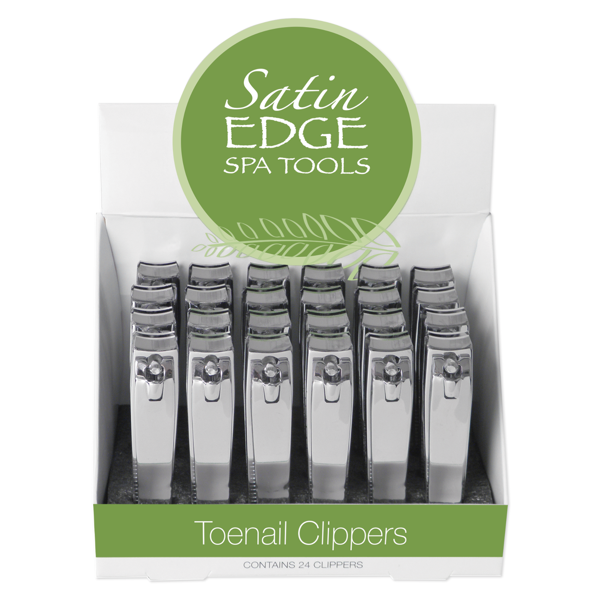 Toenail Clippers, Curved Blade - Display of 24