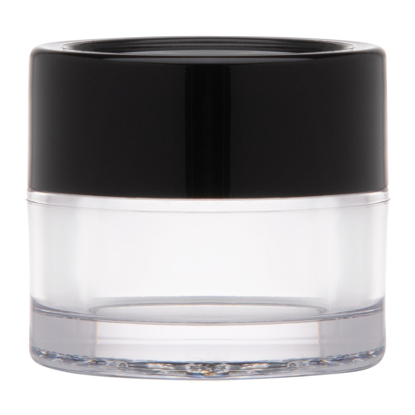 Clear Jar with Black Twist Cap, 12 mL