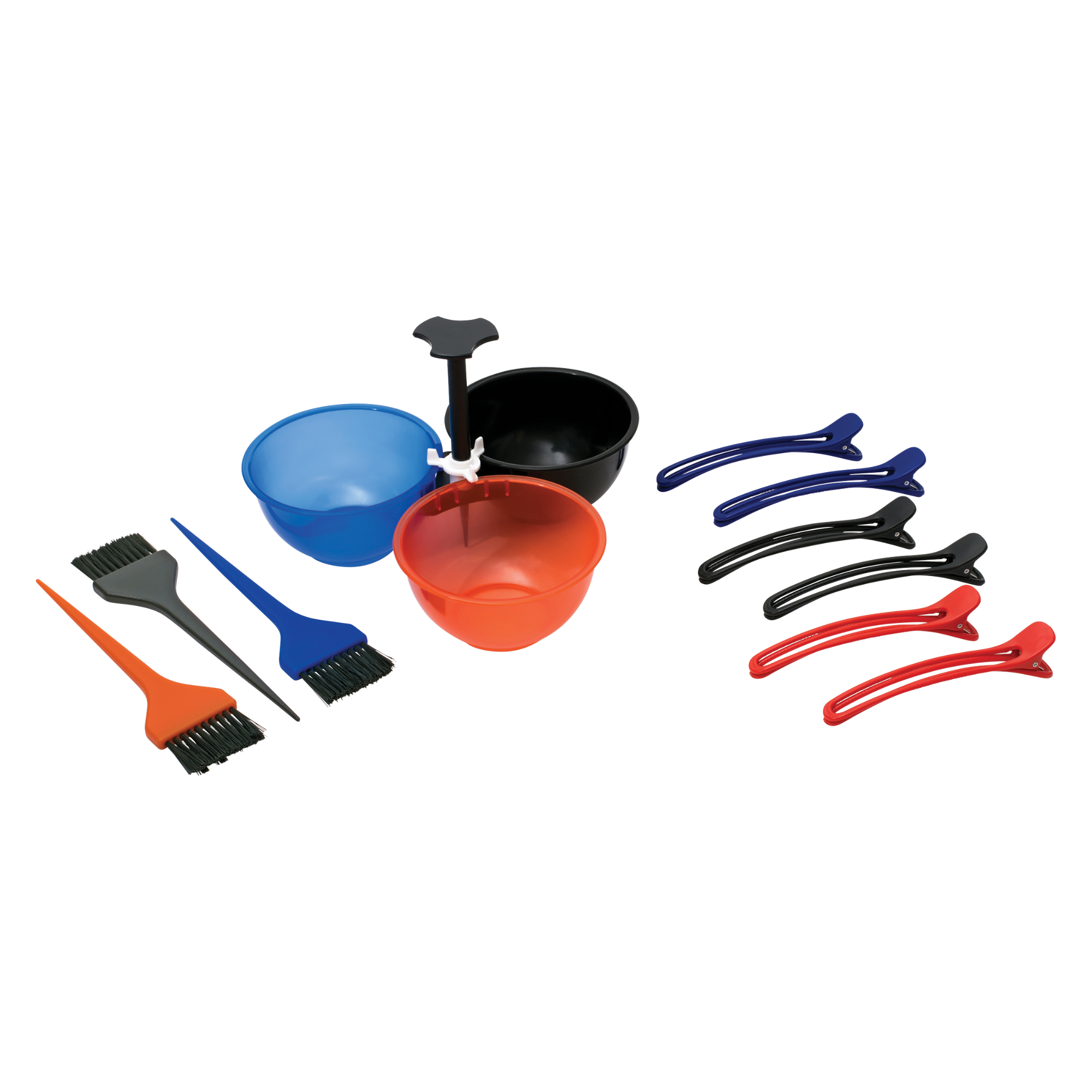 Lockable Tint Bowl Set with Brushes and Clips