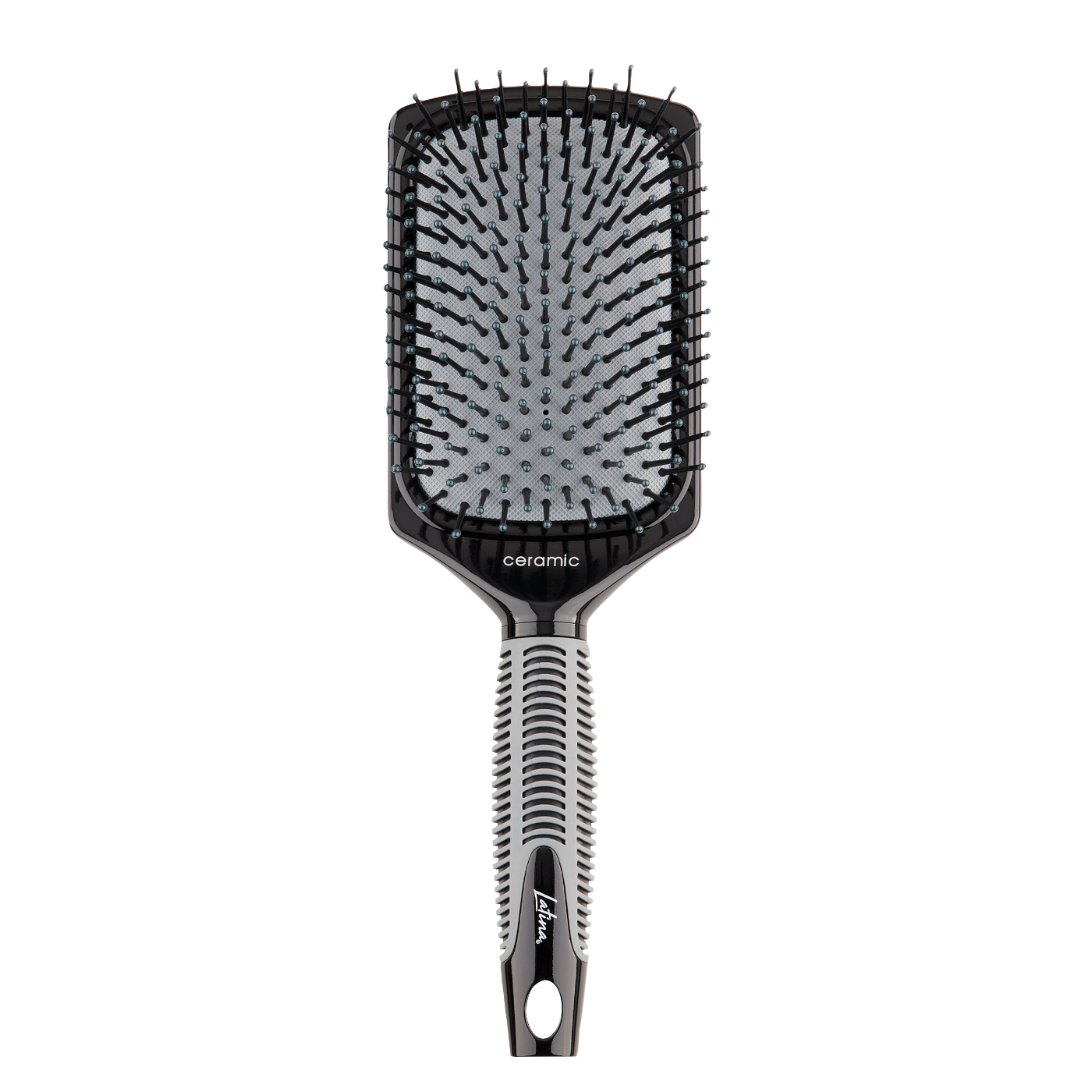 Ceramic Cushion Paddle Brush, 13 Row