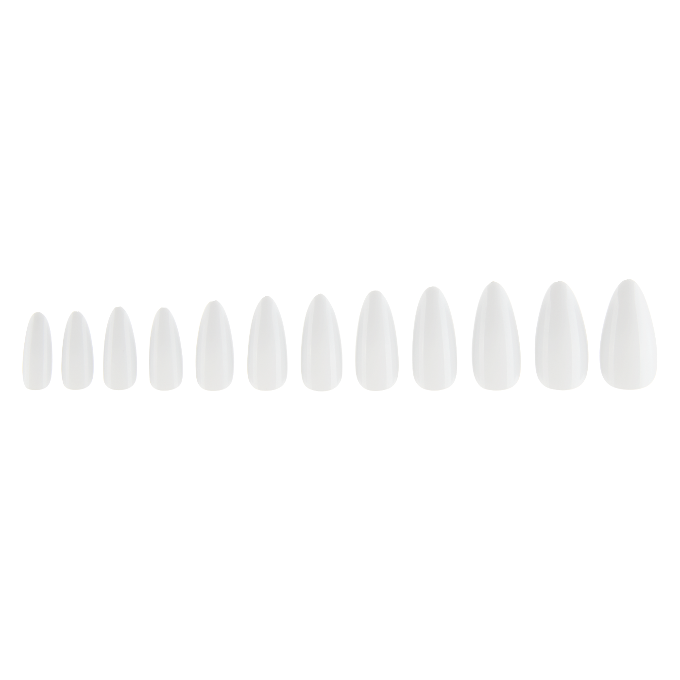 Almond Nail Tips Kit - White