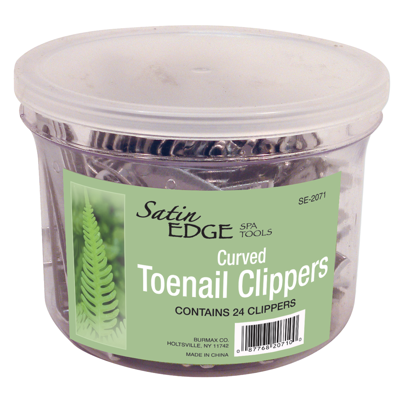 Toenail Clippers, Curved Blade - Container of 24