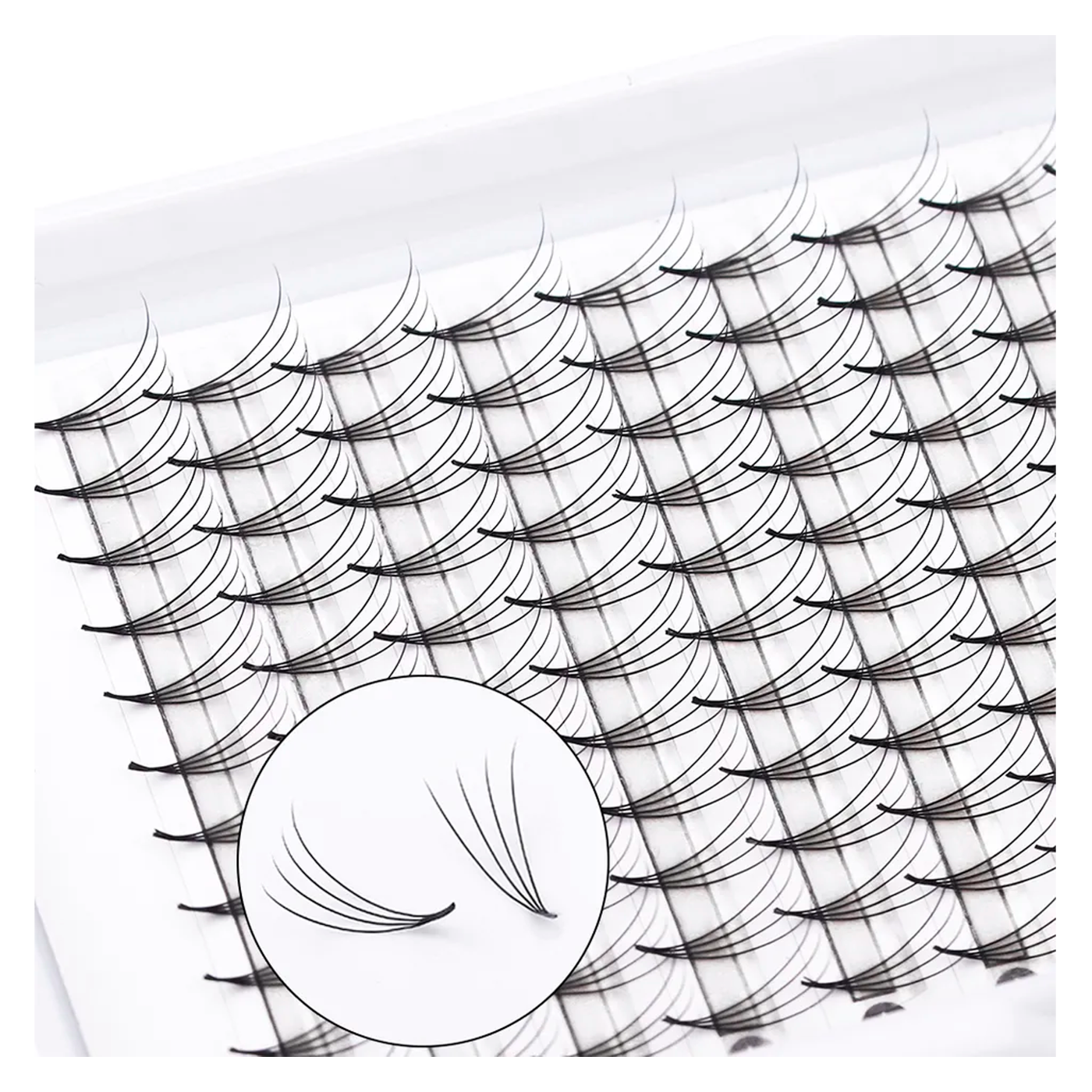 0.07 C Curl 4D Pre-Made Fan Lashes